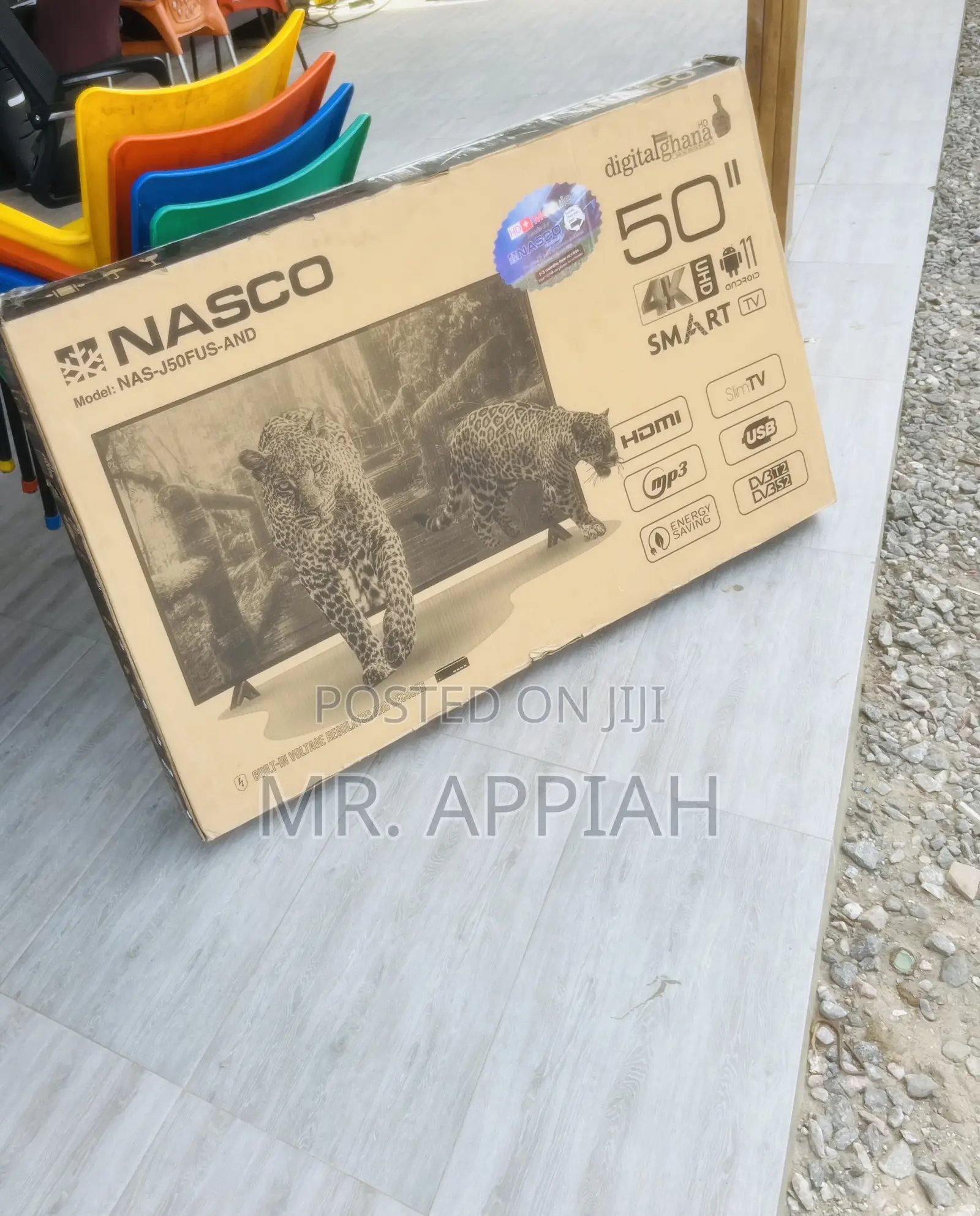 Fabulous 50 Inch Uhd Smart Nasco Television(Slim).
