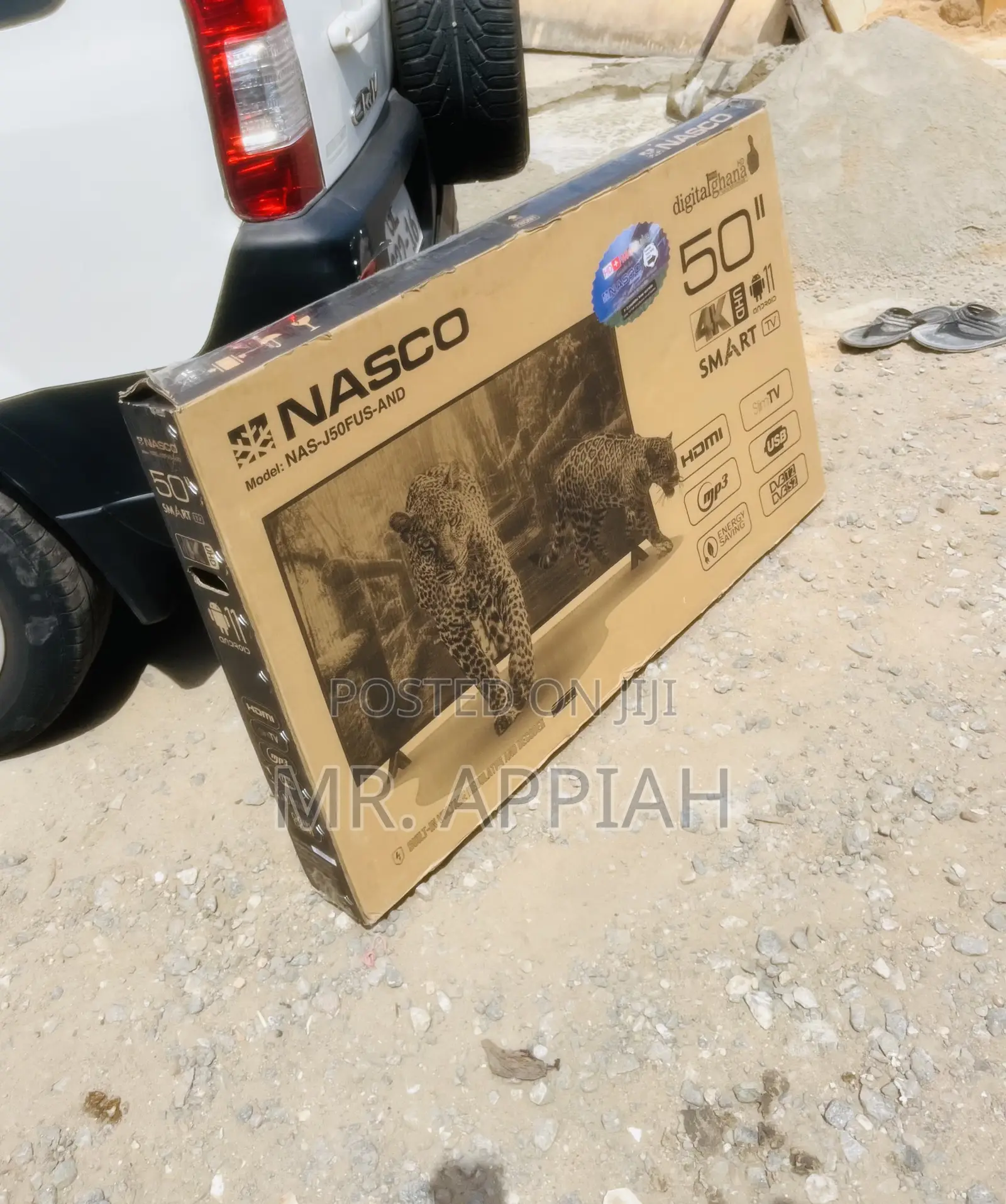 Fabulous 50 Inch Uhd Smart Nasco Television(Slim).