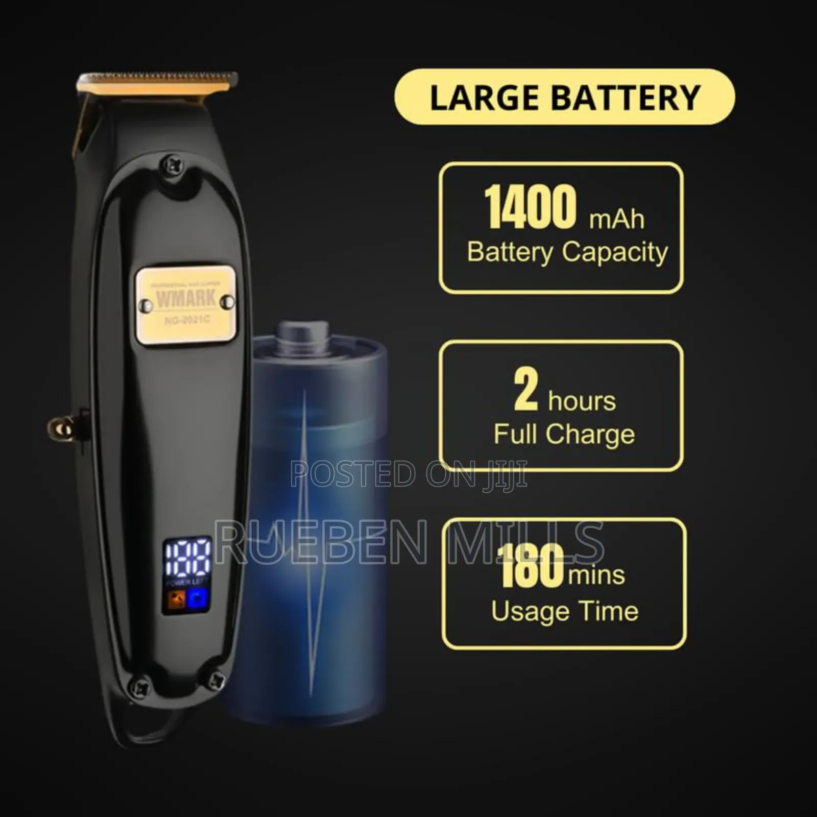 Premium Men's Beard Trimmer Sakora Clipper Barbering Machine