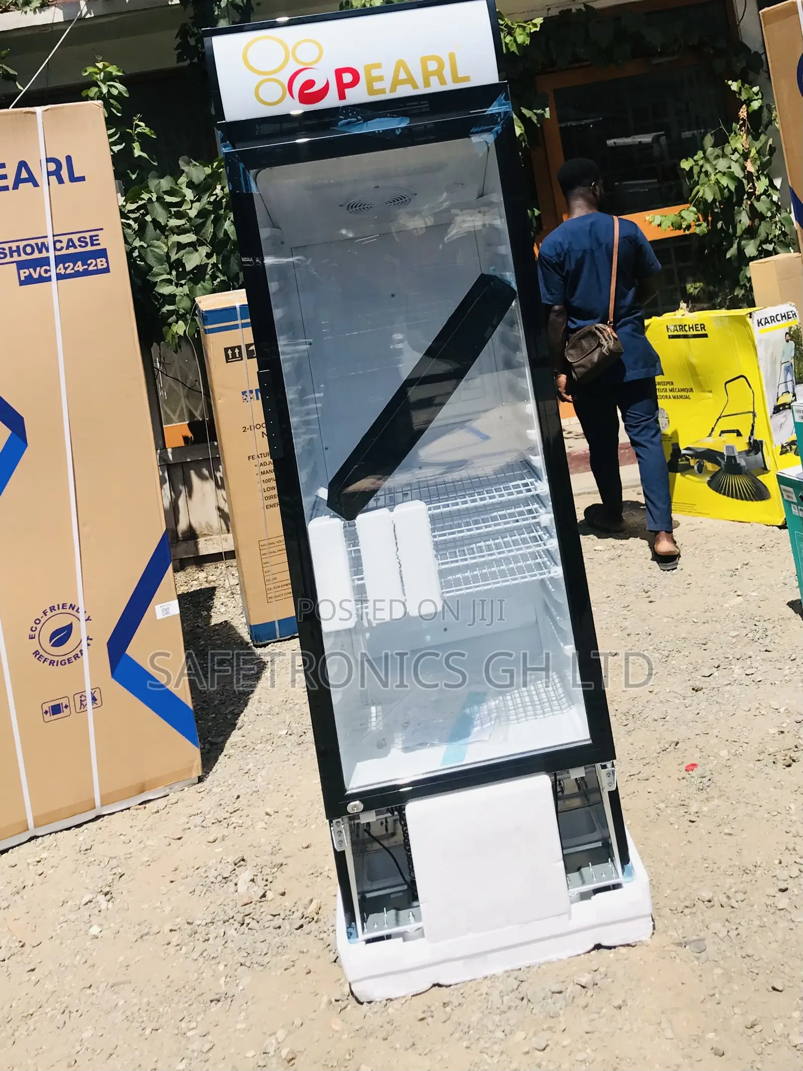 Order Essential “ 400L 1 Door Pearl PVC-424 Display Glass 