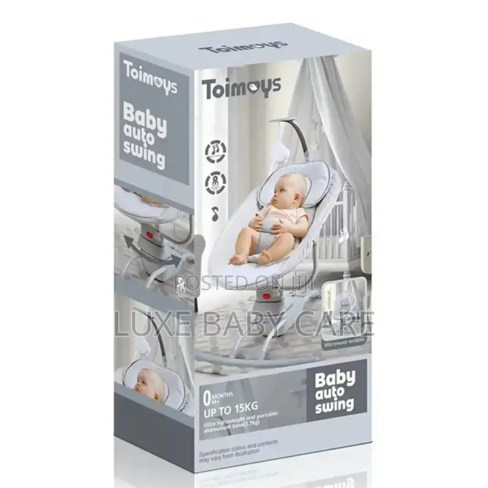 Baby Swing, Wired Or Wireless Adjustable Slope Baby Swings