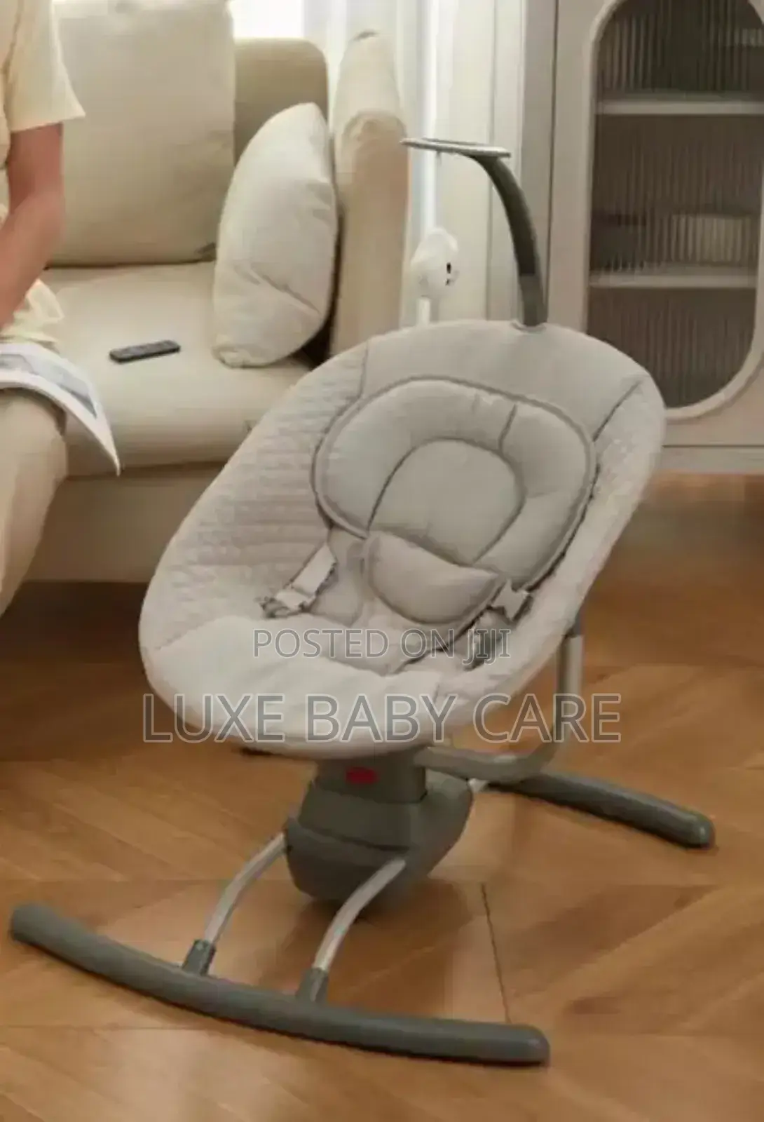 Baby Swing, Wired Or Wireless Adjustable Slope Baby Swings
