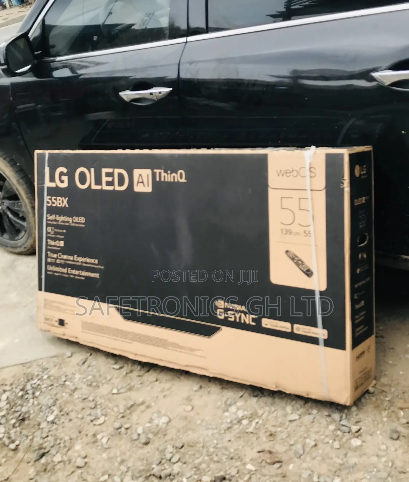 55 Inches Glossy Smart UHD Led LG Black Tv 