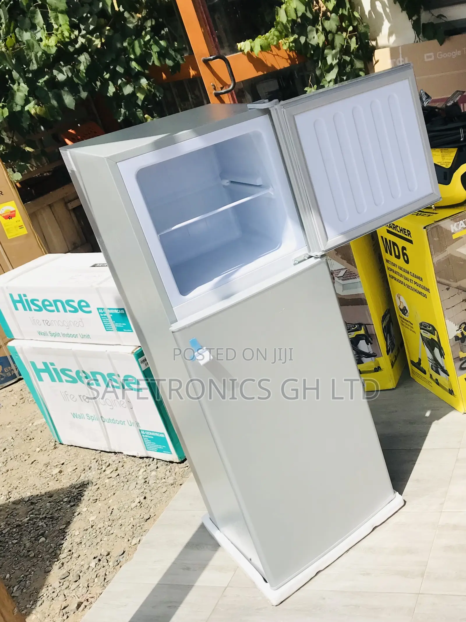 New Nasf2-18fl 2 Door Topfreezer Gray Doubledoor Fridge