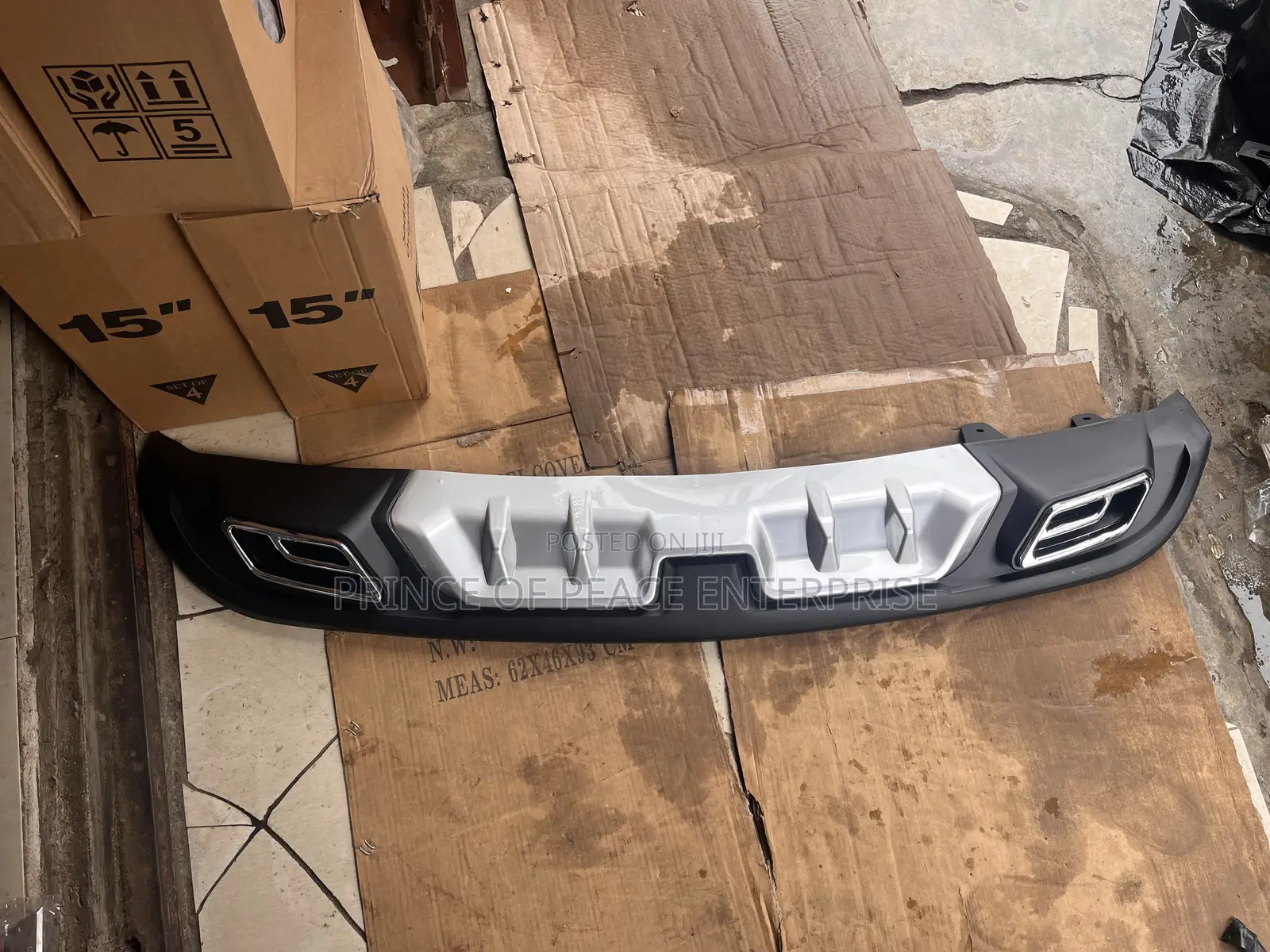 2014 2015 2016 Hyundai Elantra Back Bumper Diffuser