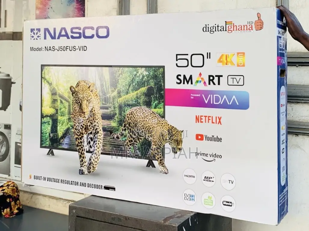 Highly Energy Saving Nasco 50 Inch Uhd Smart Tv.