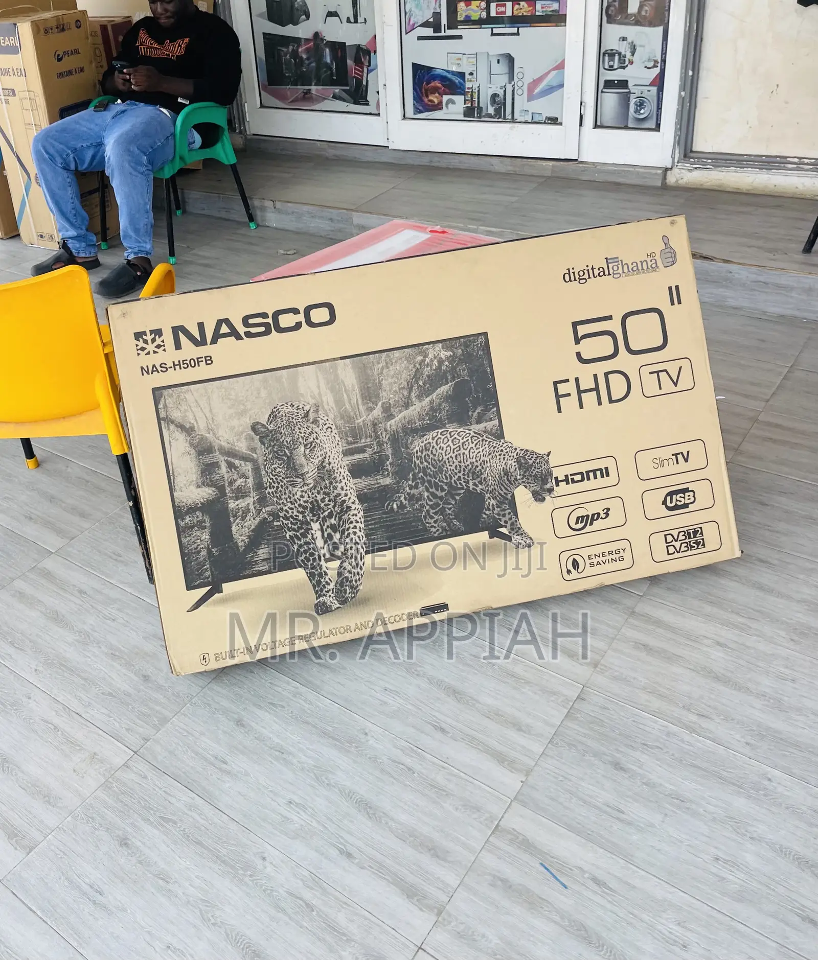 Highly Energy Saving Nasco 50” FHD Digital Satellite Tv.