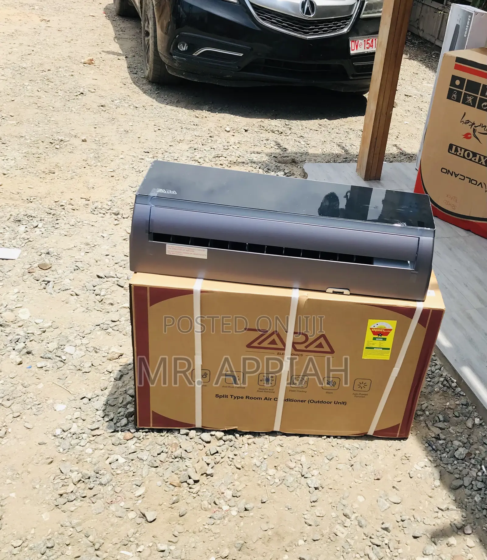 New Zara 1.5hp Non Inverter Air Conditioner(Mirror)Black