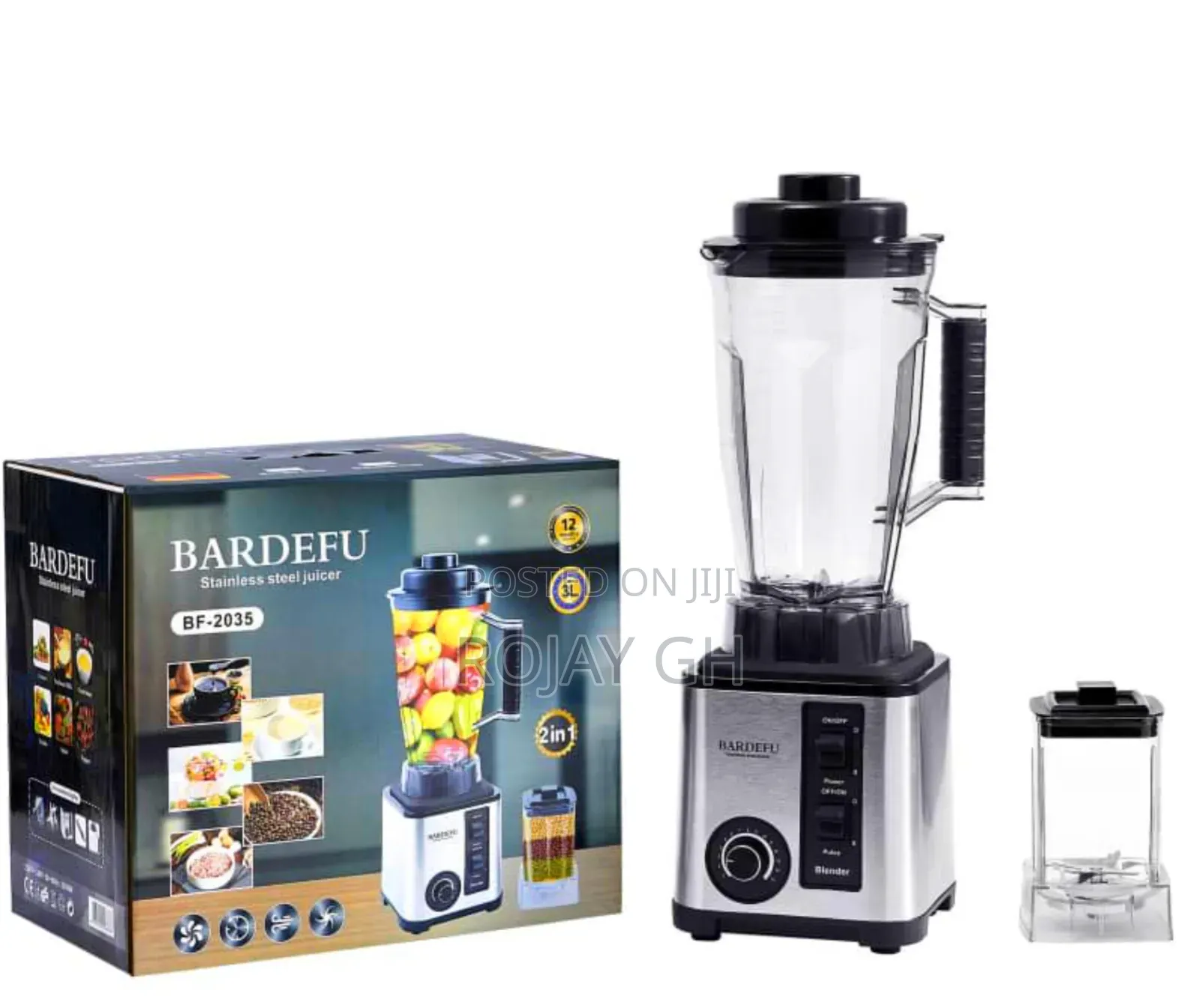 Bardefu Multi-Purpose 2-in-1 Blender, 8,500W
