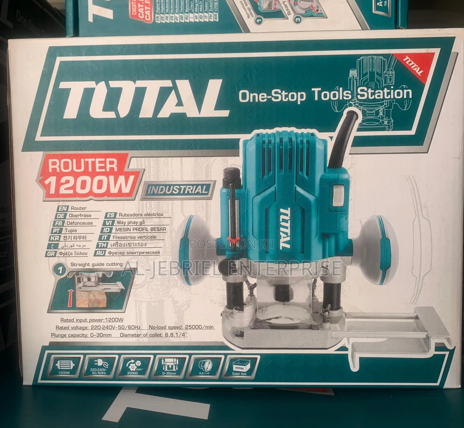 Total Electric Router 1200W (Industrial)