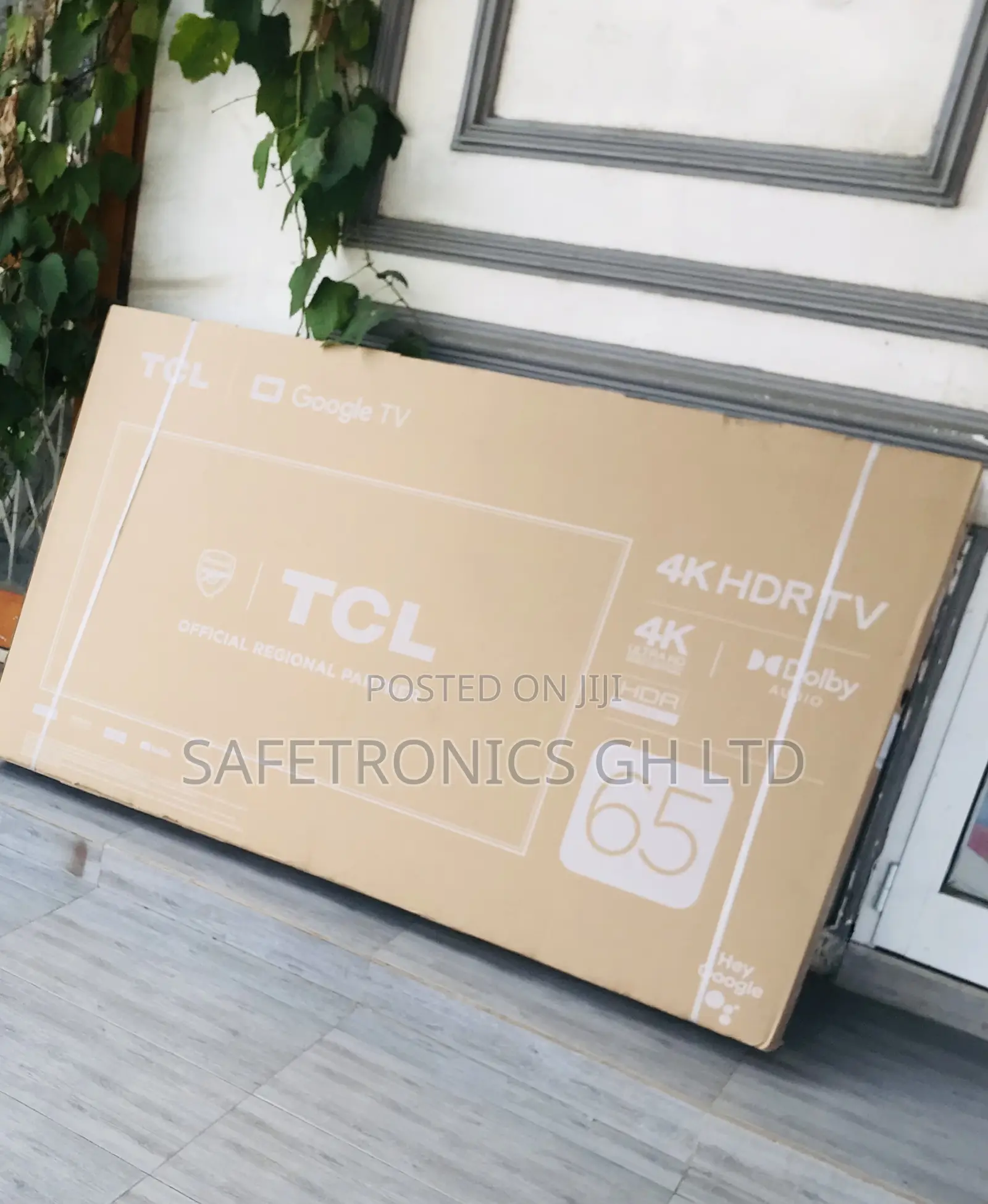 (Black)Tcl Sealed in Box 65p635 Smart Led 65 Inch Tv