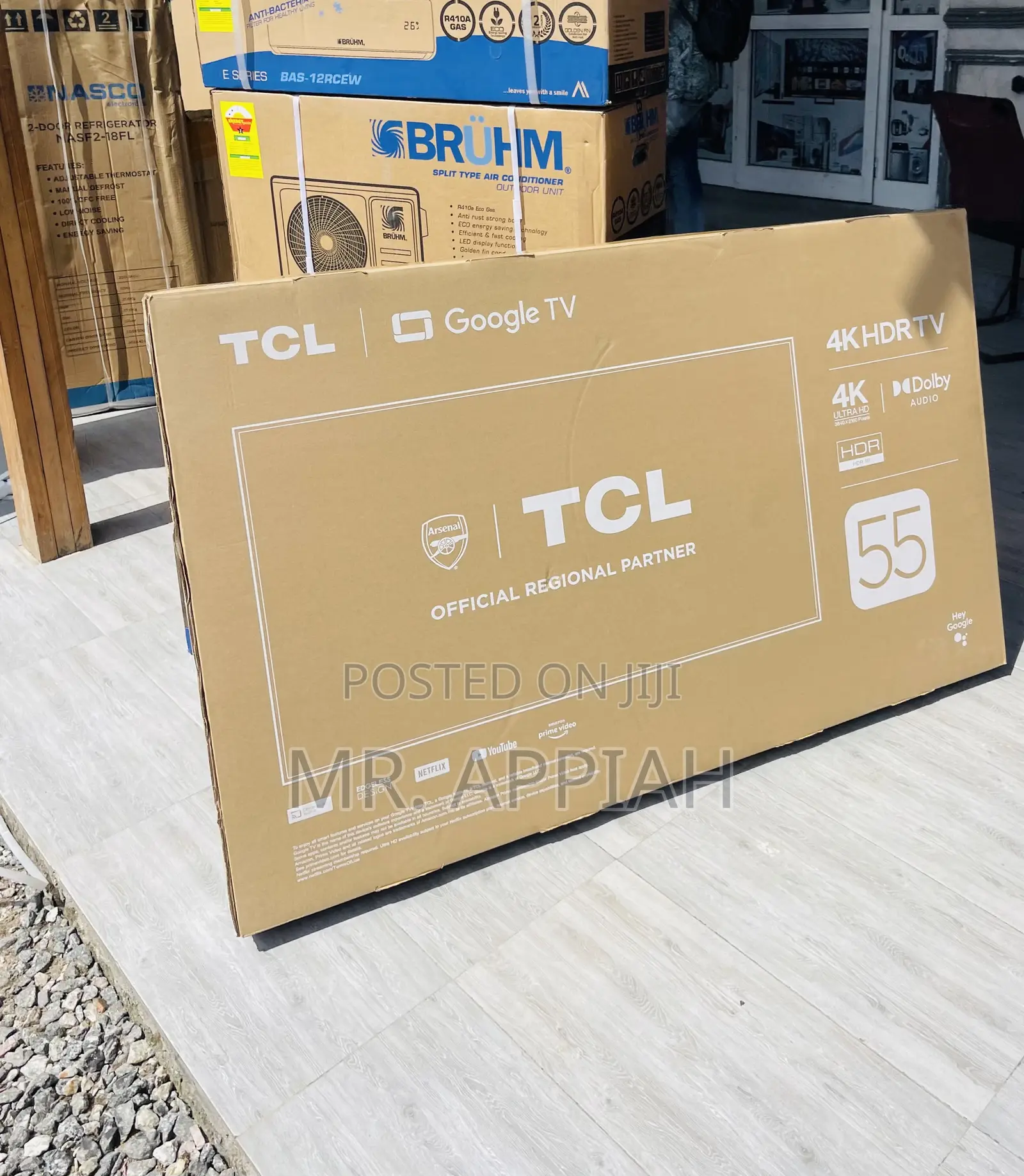 Super Powerful TCL 55p635 55” HDR Frameless Google Tv.