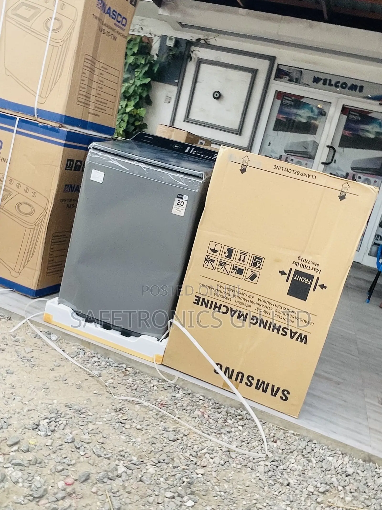 Available Gray Samsung 11kg Topload Full Automatic Washer 