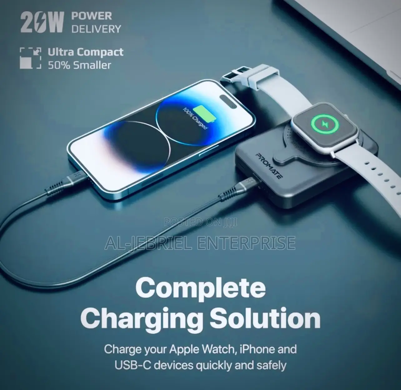 Promate Powermag-Duo 10,000 Mah Wireless Powerbank