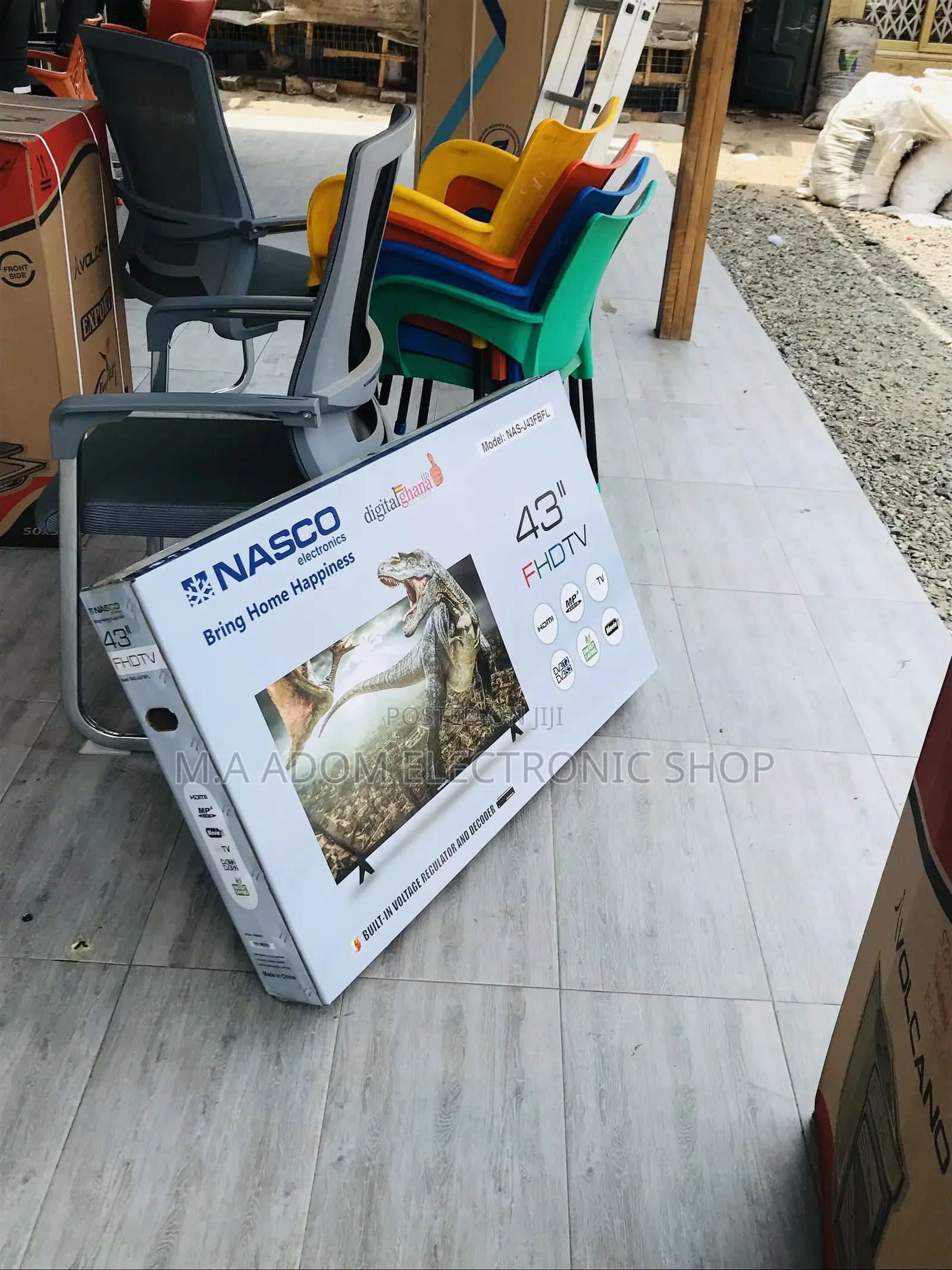 High Affordable Quality Nasco LED 43 Inch Black HDMI