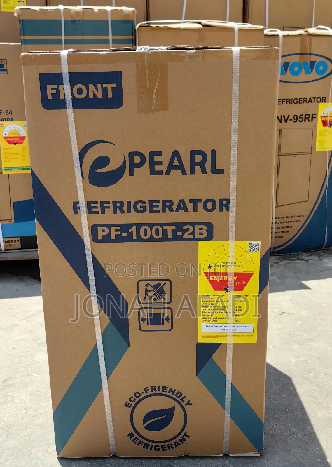 Pearl 80liters Table Top Double Door Fridge