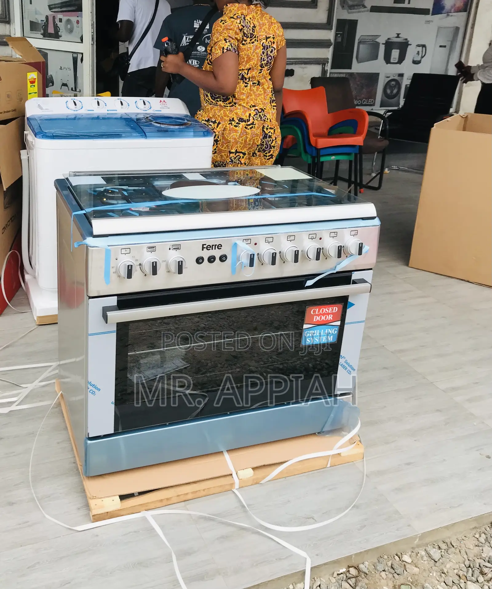 Awesome and Affordable Ferre 4 Gas 2 Electric Burner 60x90.