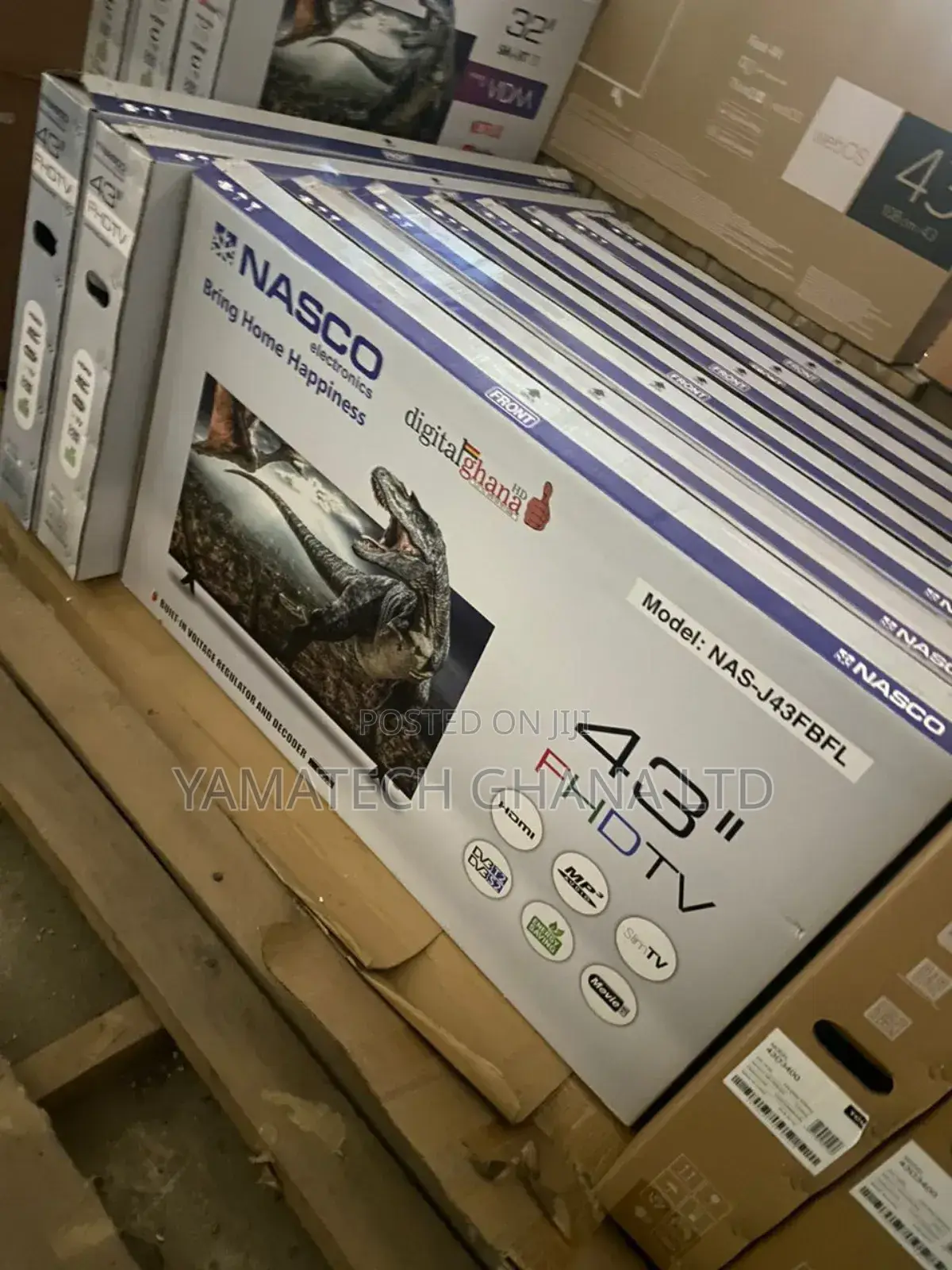 Nasco 43 Inch Digital Satellite Tv With Inbuilt Decoder