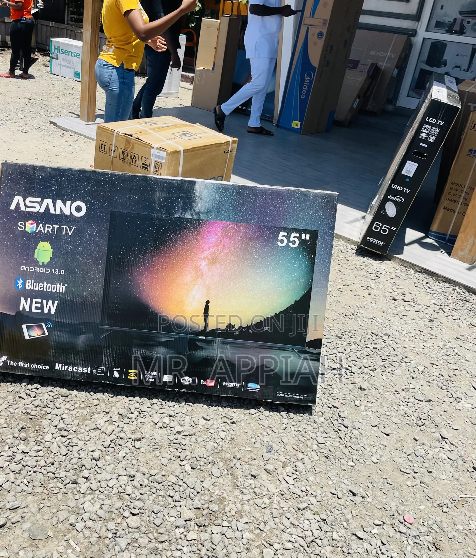 Awesome and Affordable Asano 55” Uhd Smart Television.