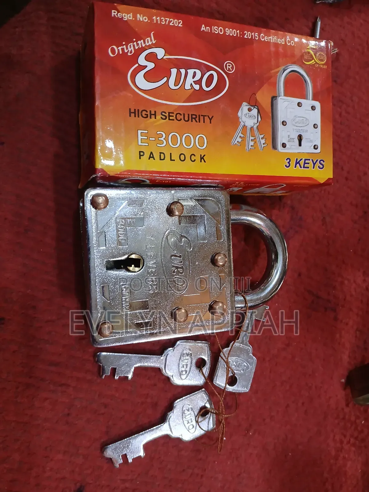 Euro Padlock 60mm