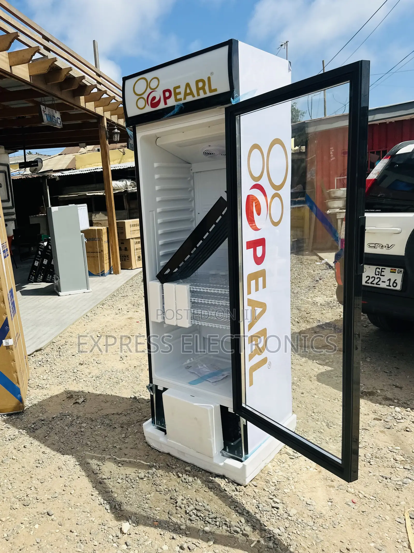 One Year Warranty Display Fridge Pearl PVC-4242 400L