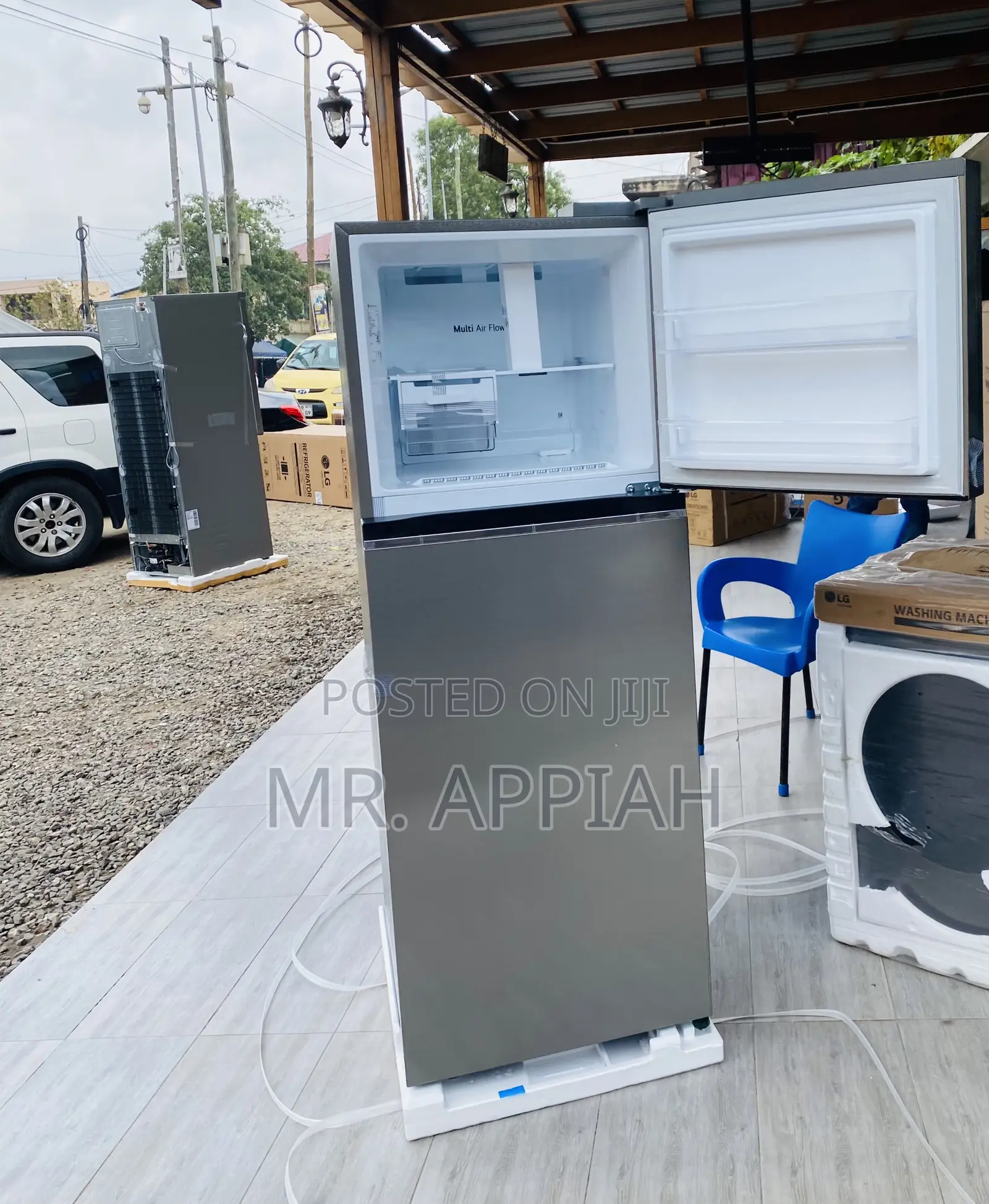 Well Designed LG Double Door Electric Refrigerator(Gray).