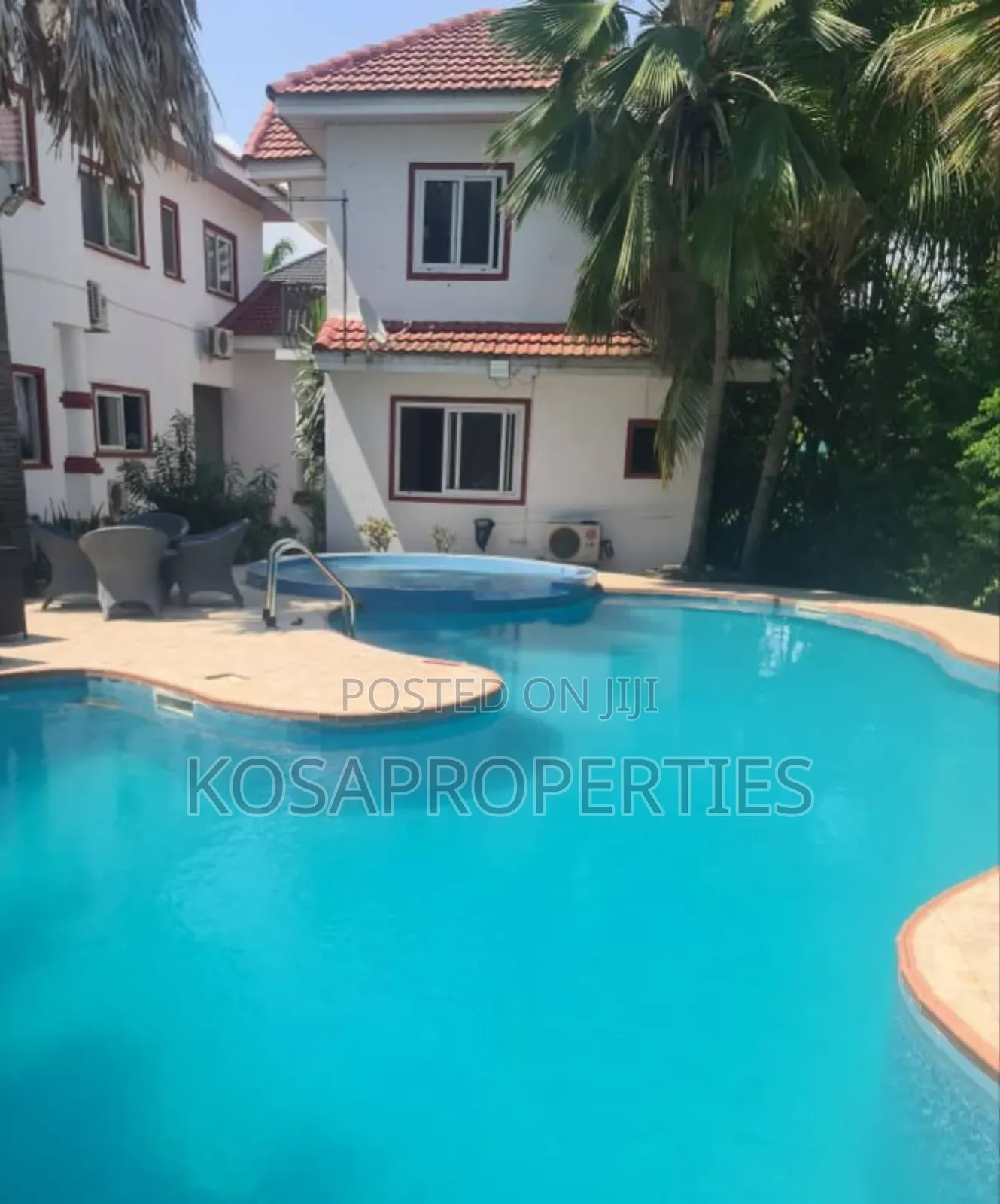 Furnished 5bdrm House in Trassaco, Adjiriganor for sale