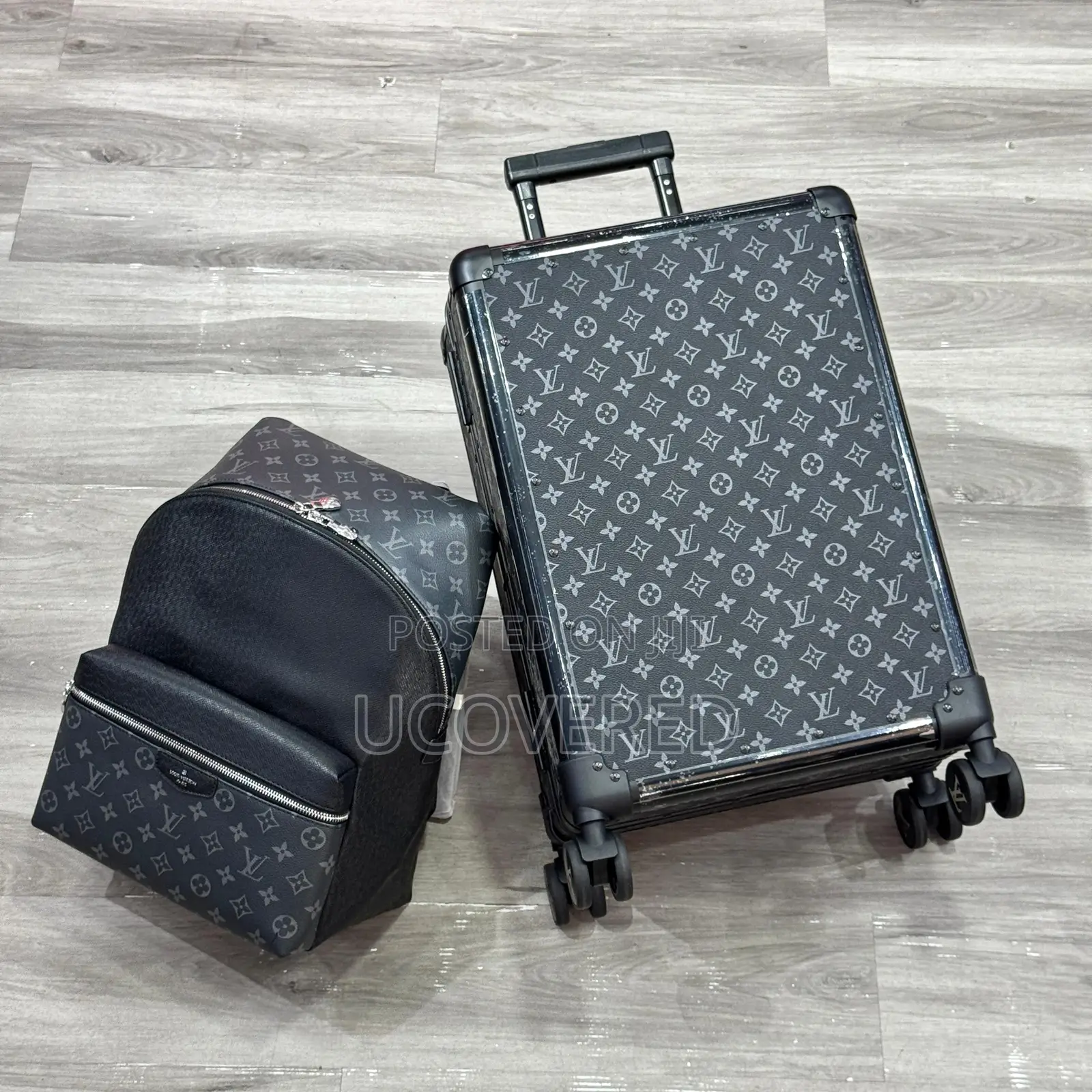 Designer Suitcase + Backpack Set