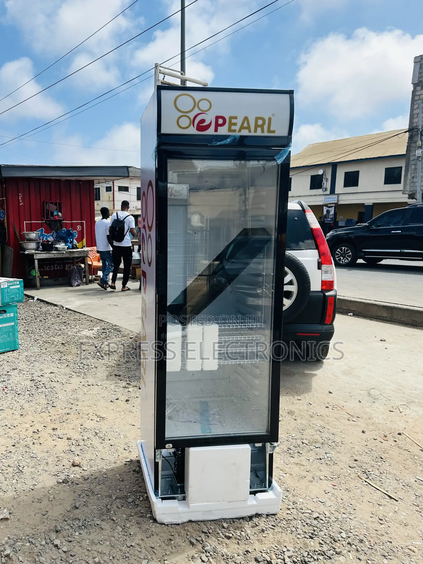 PVC-316 Single Door Fridge Display Vertical Pearl 238L