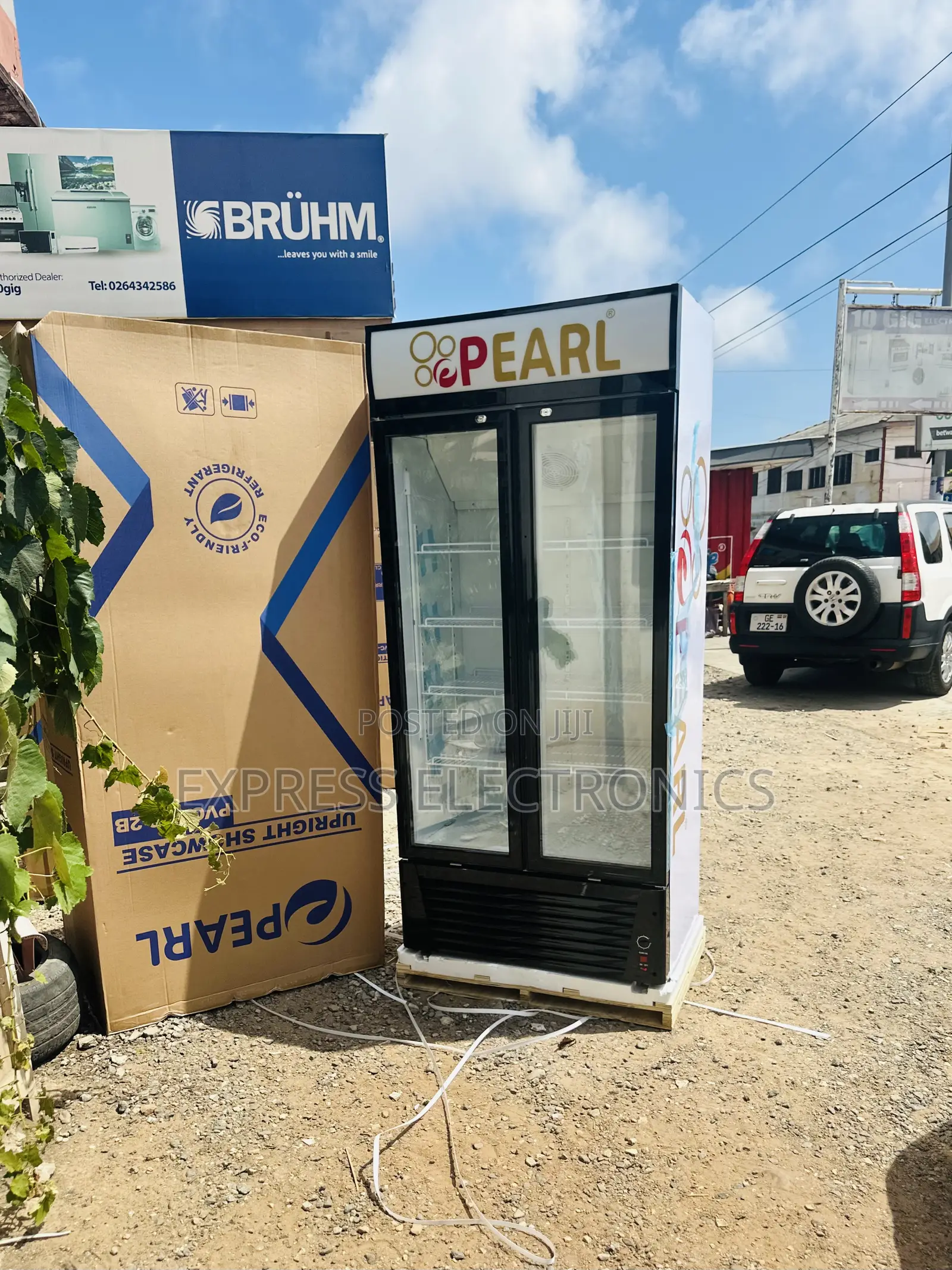 Better New White Display Fridge Pearl PVC-622 500L