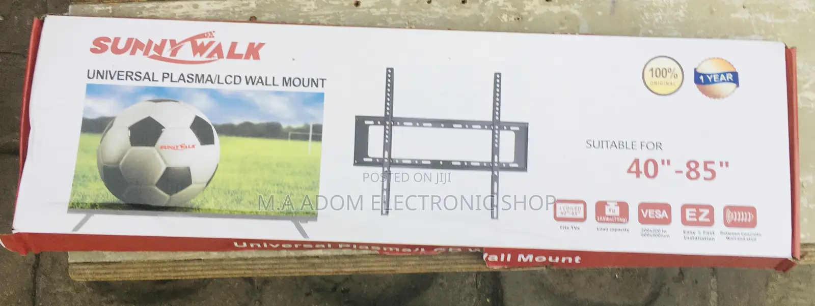 Affordable Fixed Wall Mount 32-80” Black