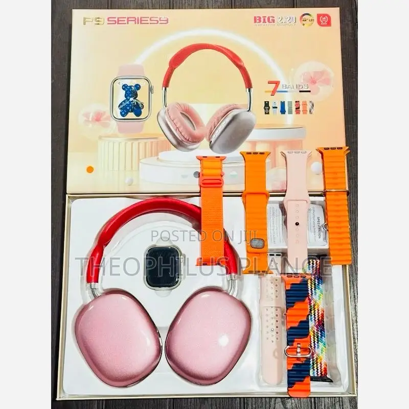 Big 9 Series Ultra Smart Watch Headset With 7straps