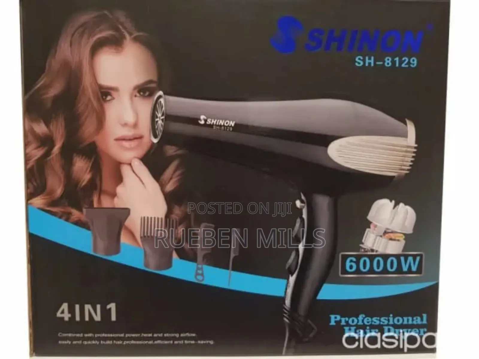 6000 Max Watts Shinon 5 in 1 High Power Blow Hair Dryer