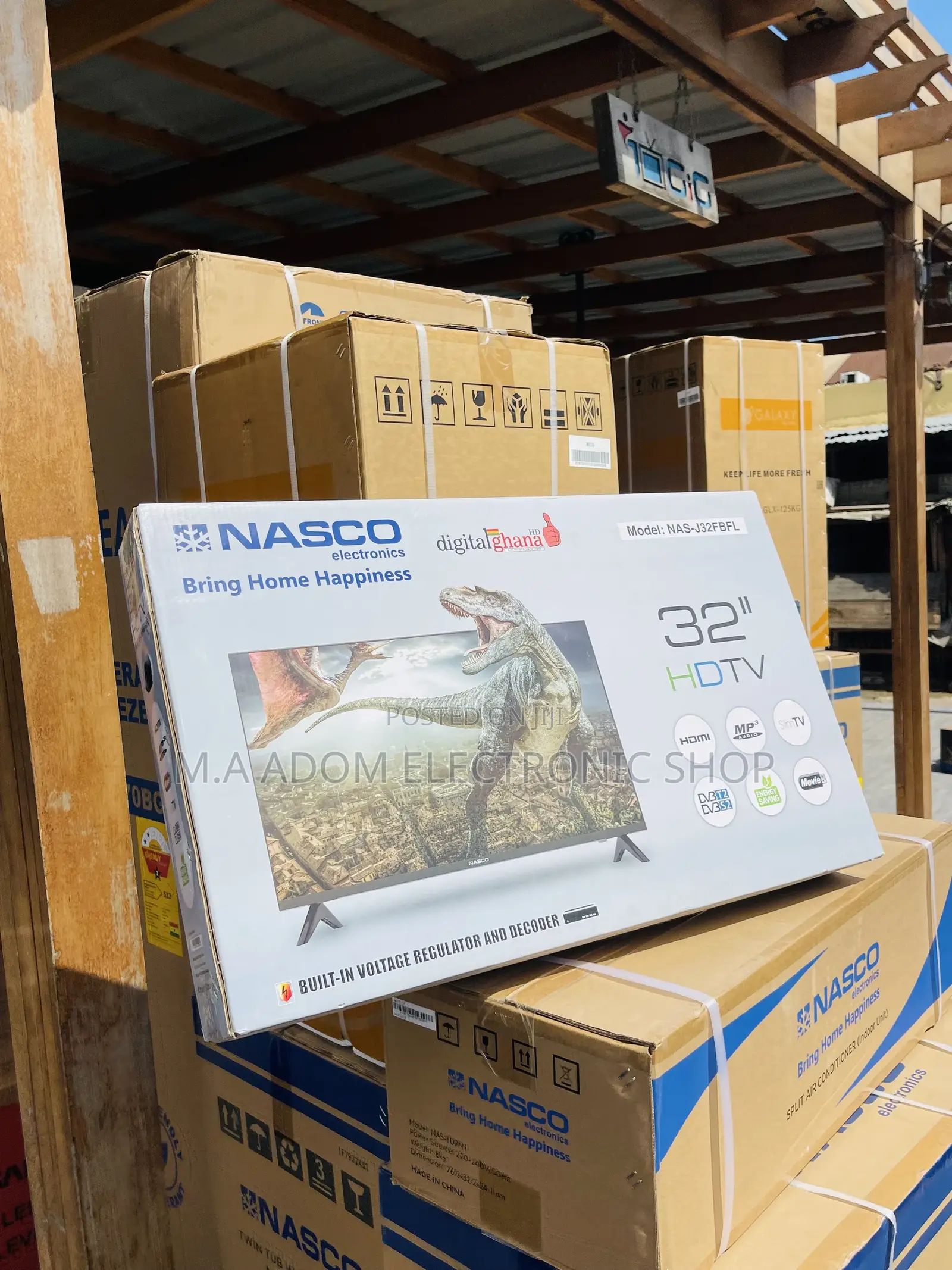 Order Authentic Nasco 32 Inch Led Digital Satellite Tv 