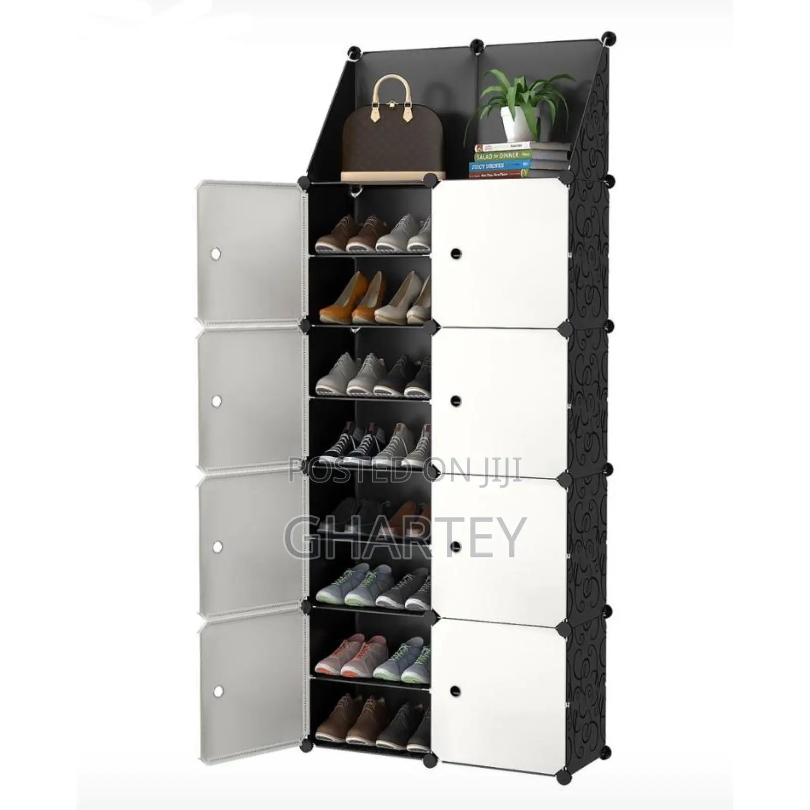 Foldable Cube Shoe Rack