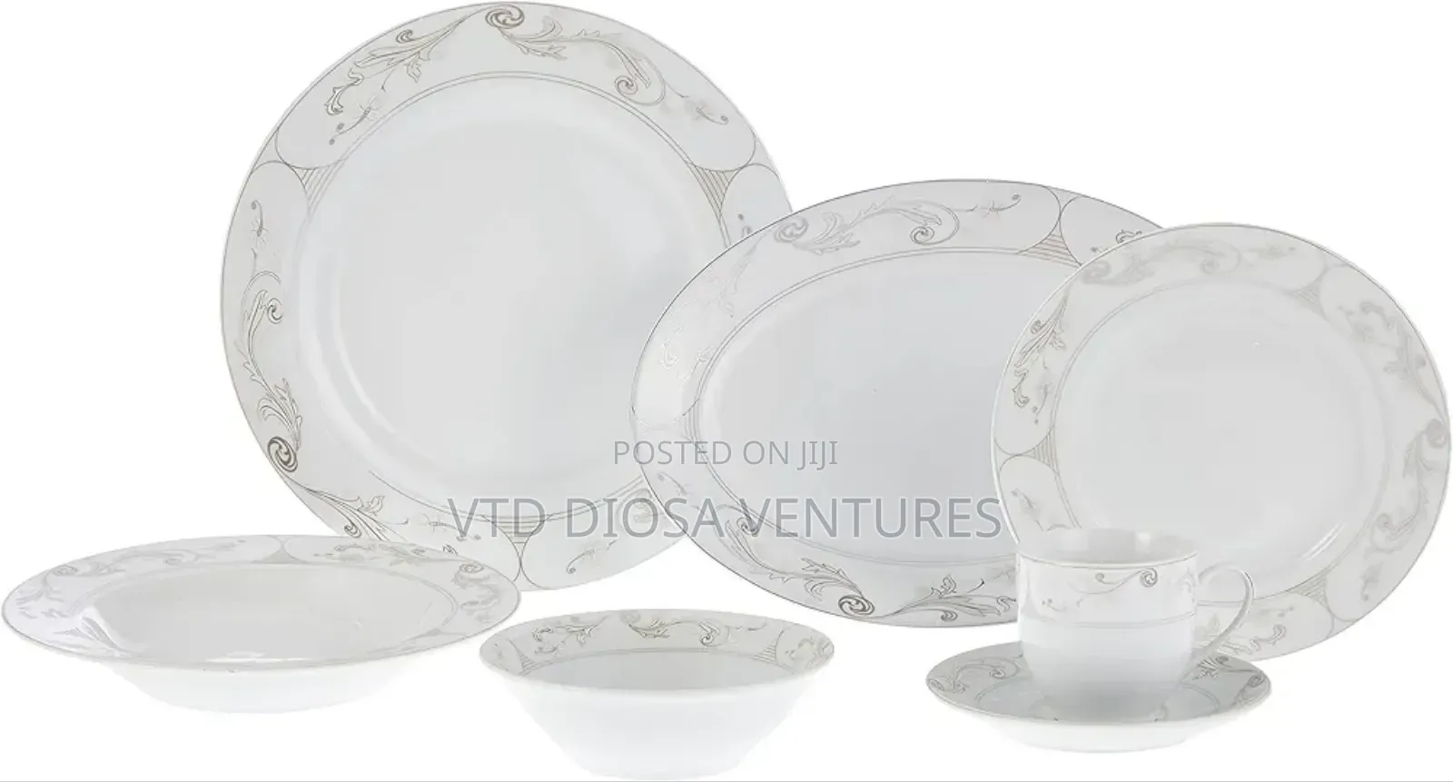 Plates and Tea Cups Set