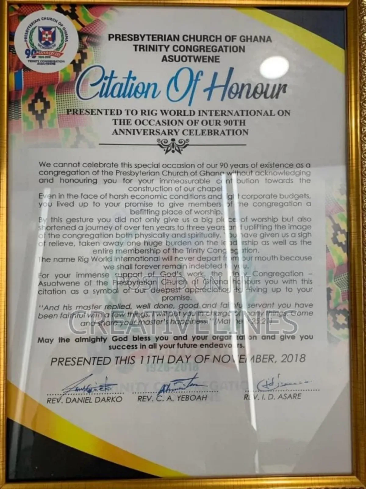 Customisation of Citation