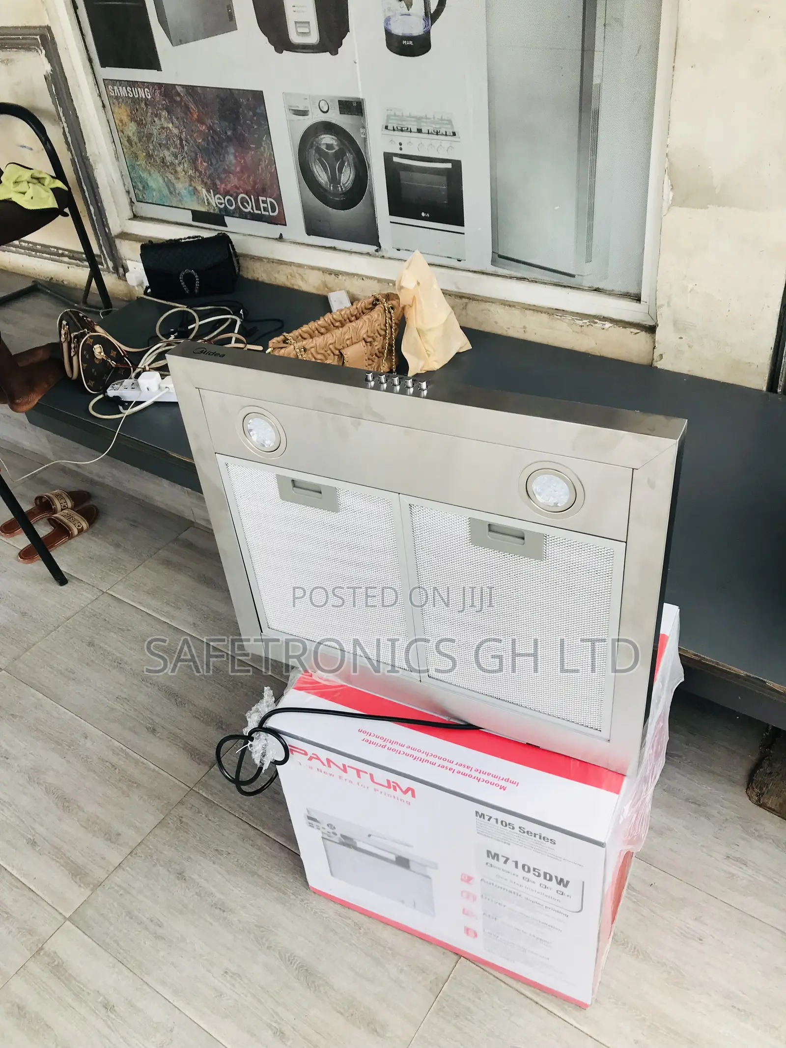 : Purchase (60M21) 60cm Gray Range Hood Midea 