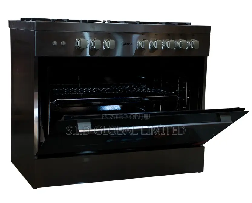 Serving Proper Midea 5 Burner Gas Cooker With Oven