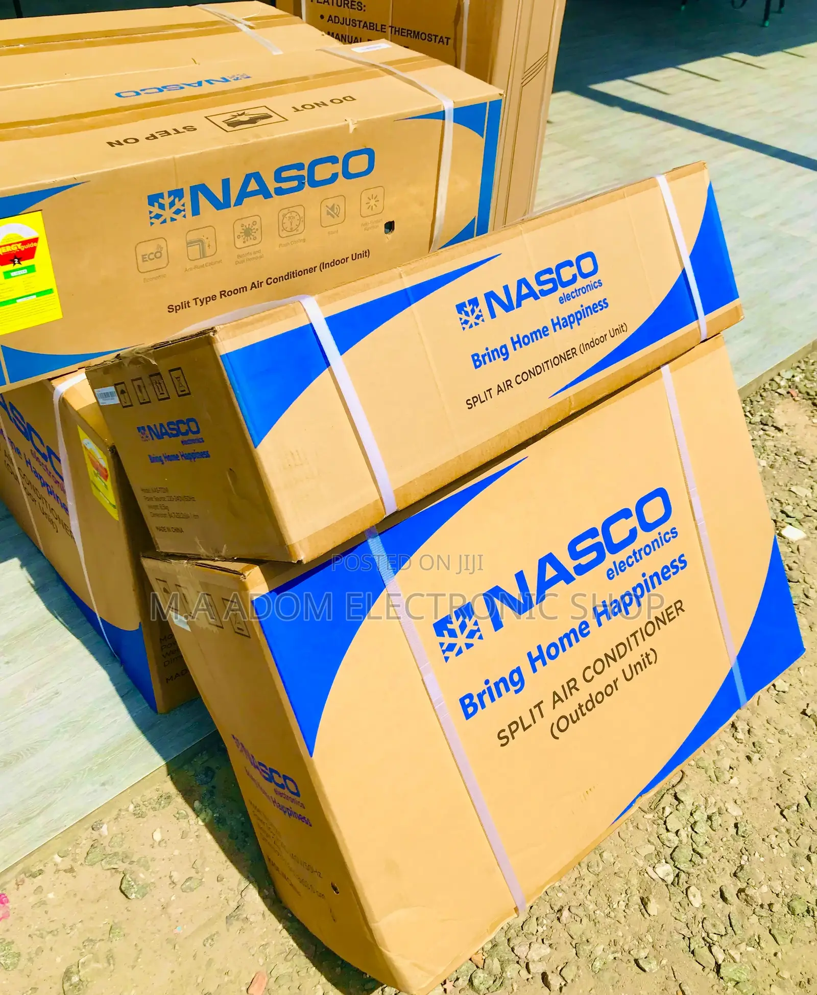 1.5 High Quality Nasco Air Conditioner White Very Affordable