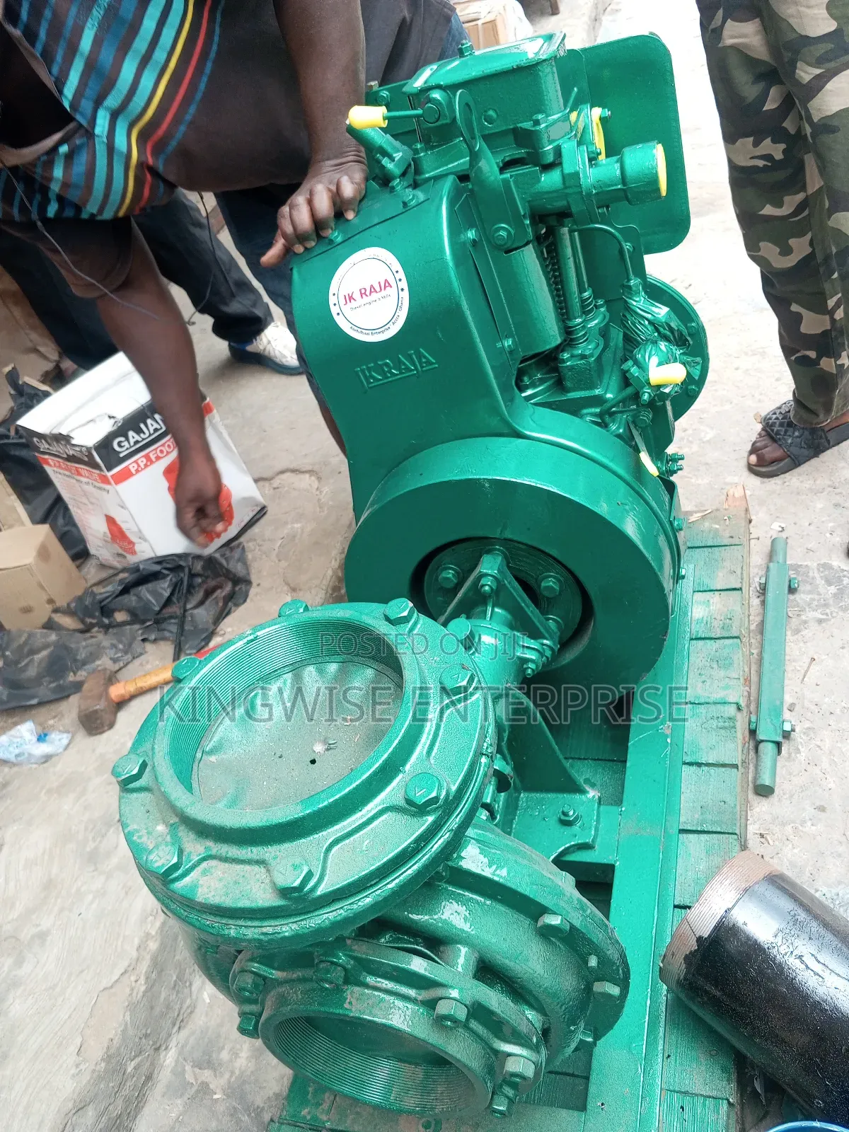 Kirloskar 6×6 With 10hp Air Cool Diesel Engine Pump Set