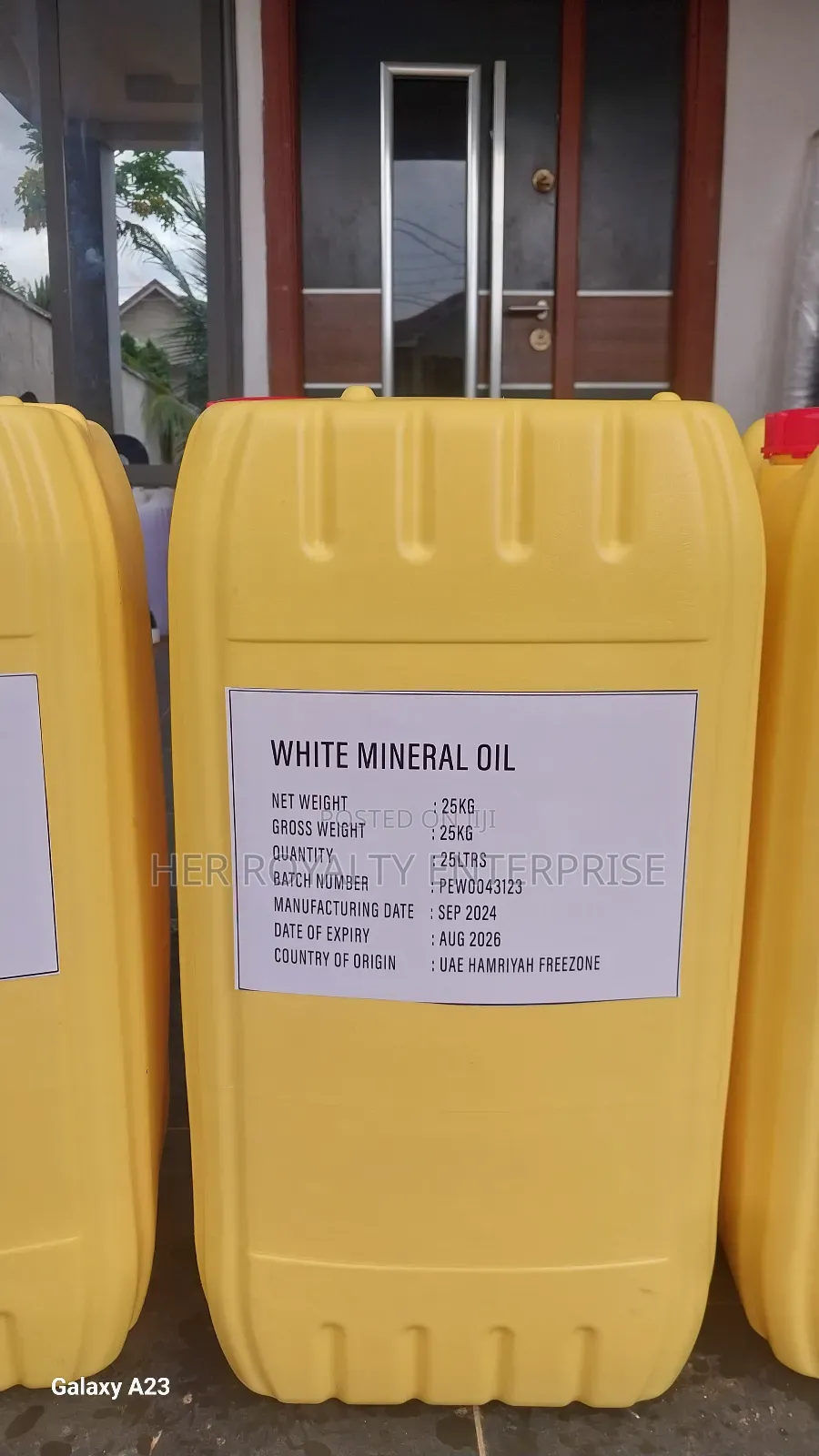 Parrafin Oil(White Mineral Oil)25kg
