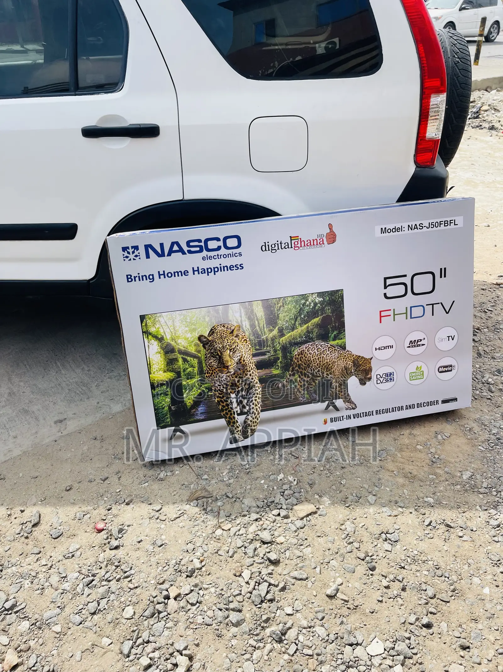 Elegant Nasco 50 Inch Led FHD Satellite Electric Tv.