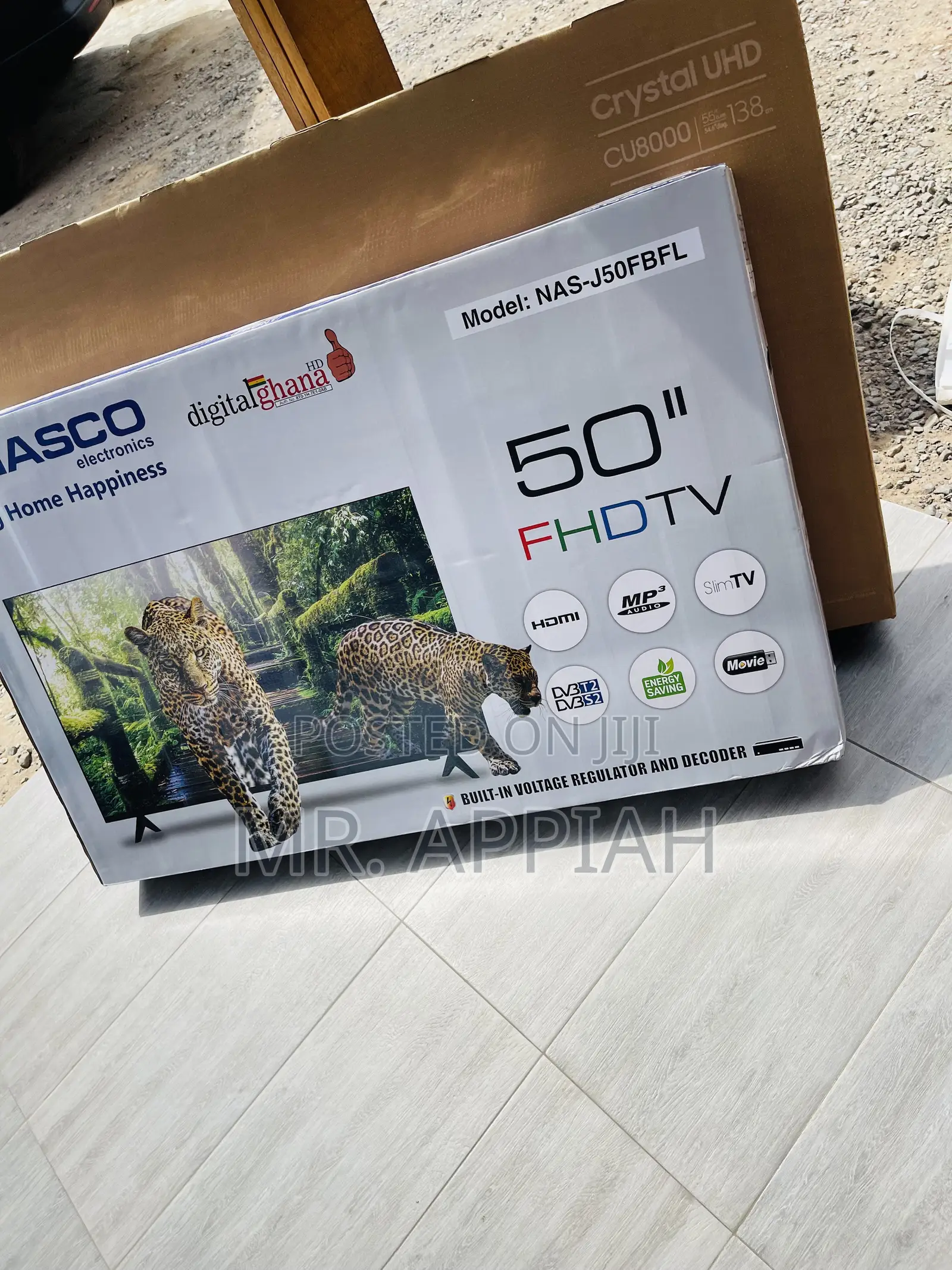 Fabulous Nasco 50 Inch FHD Satellite Electric Television.