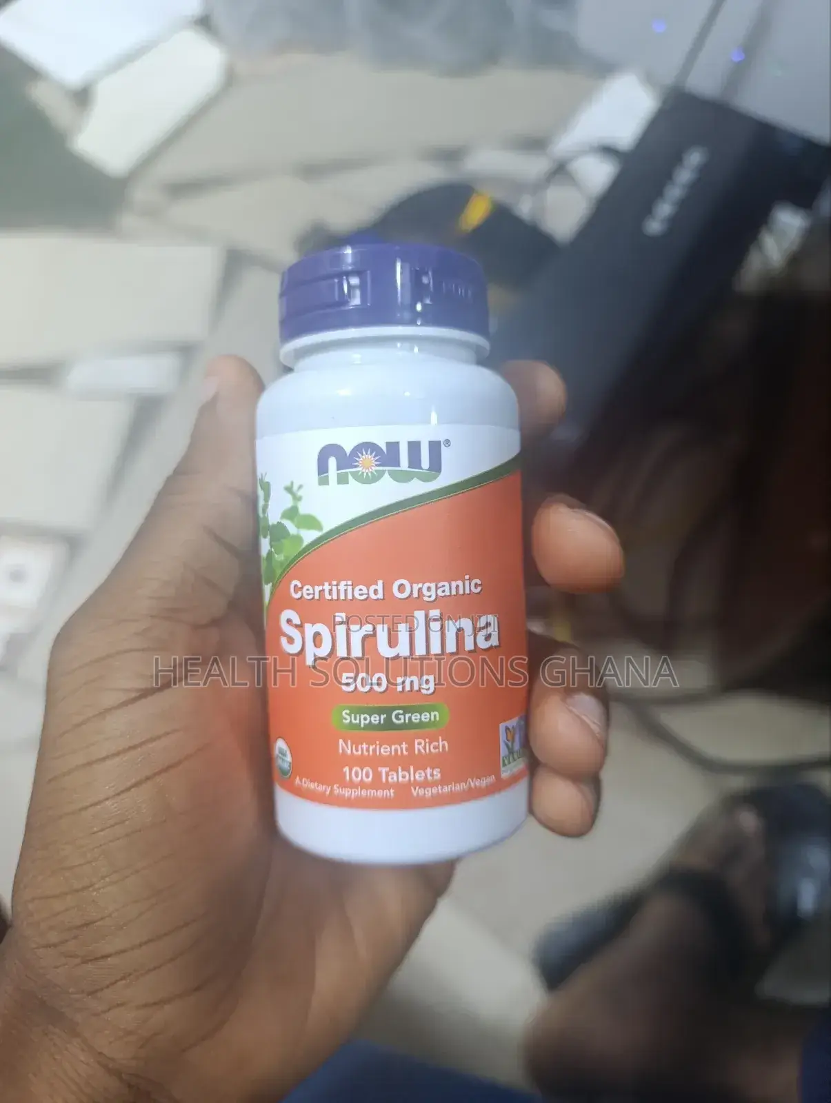 Now Certified Organic Spirulina