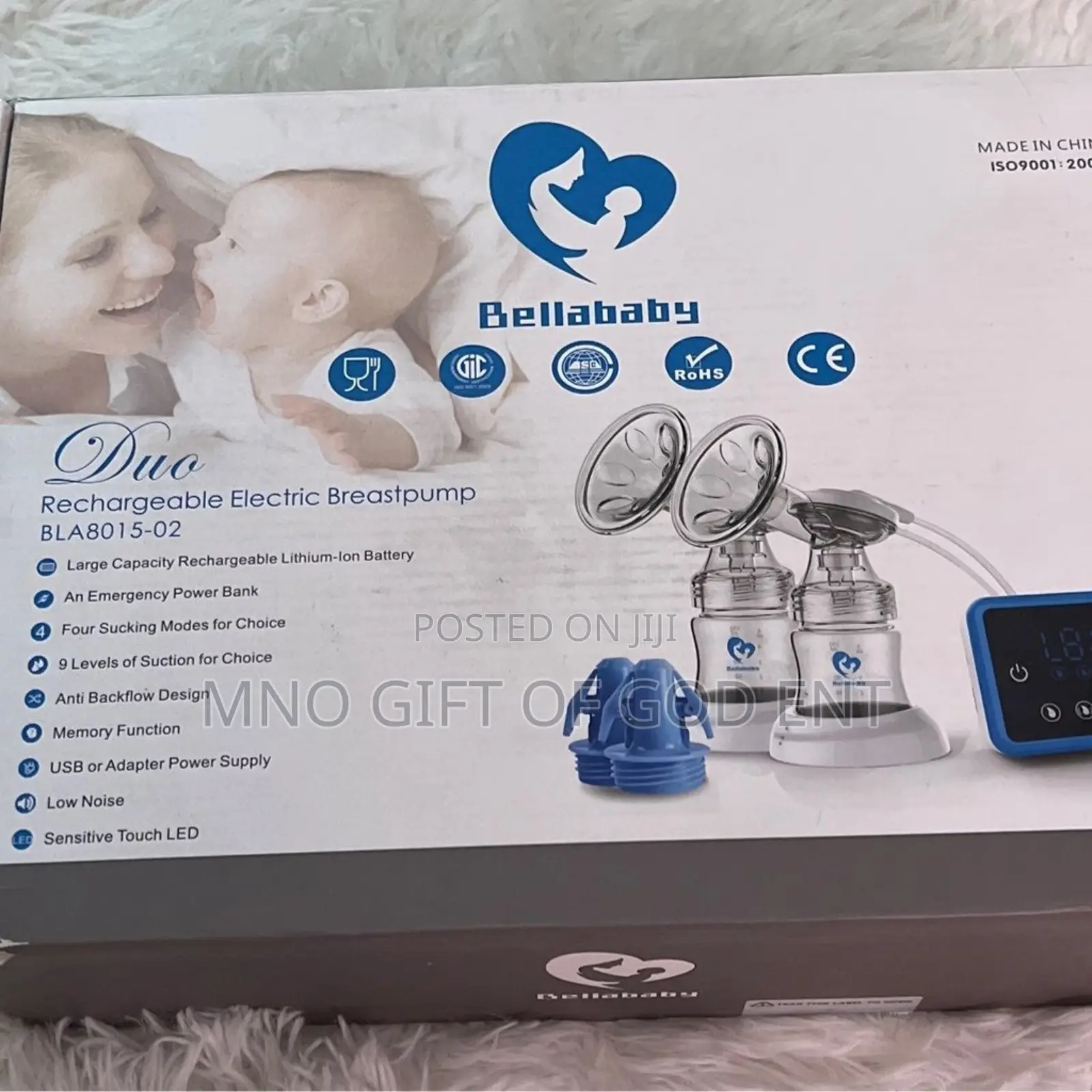 Bellababy Duo Rechargable Electric Breast Pump From U.K.