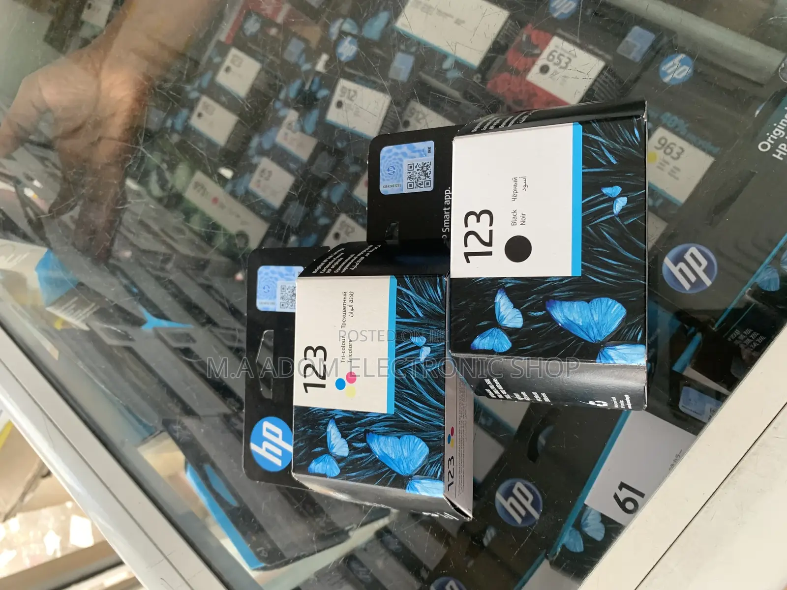 Hp Original Ink Cartridge 123 Both Color Black