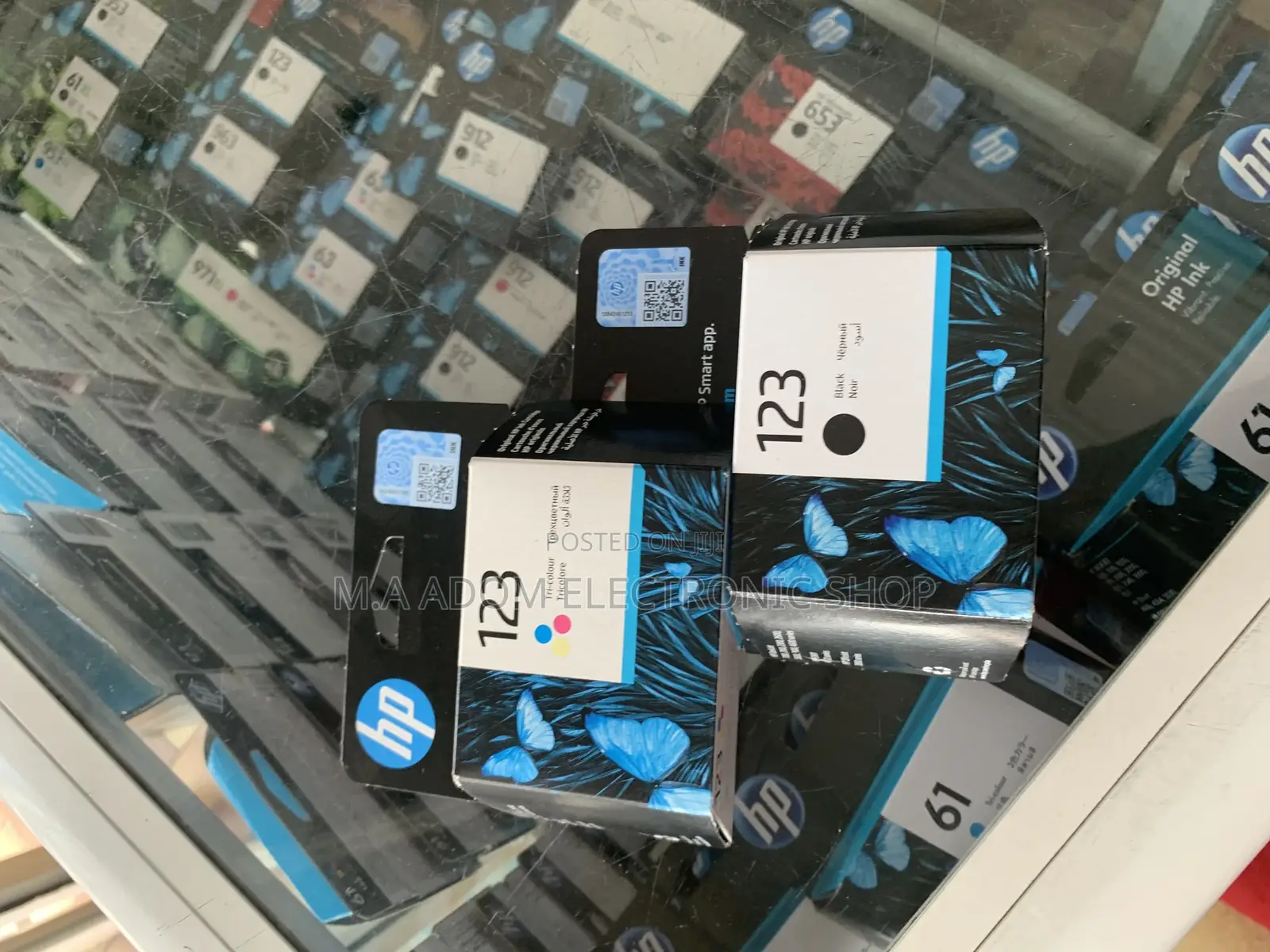 Hp Original Ink Cartridge 123 Both Color Black