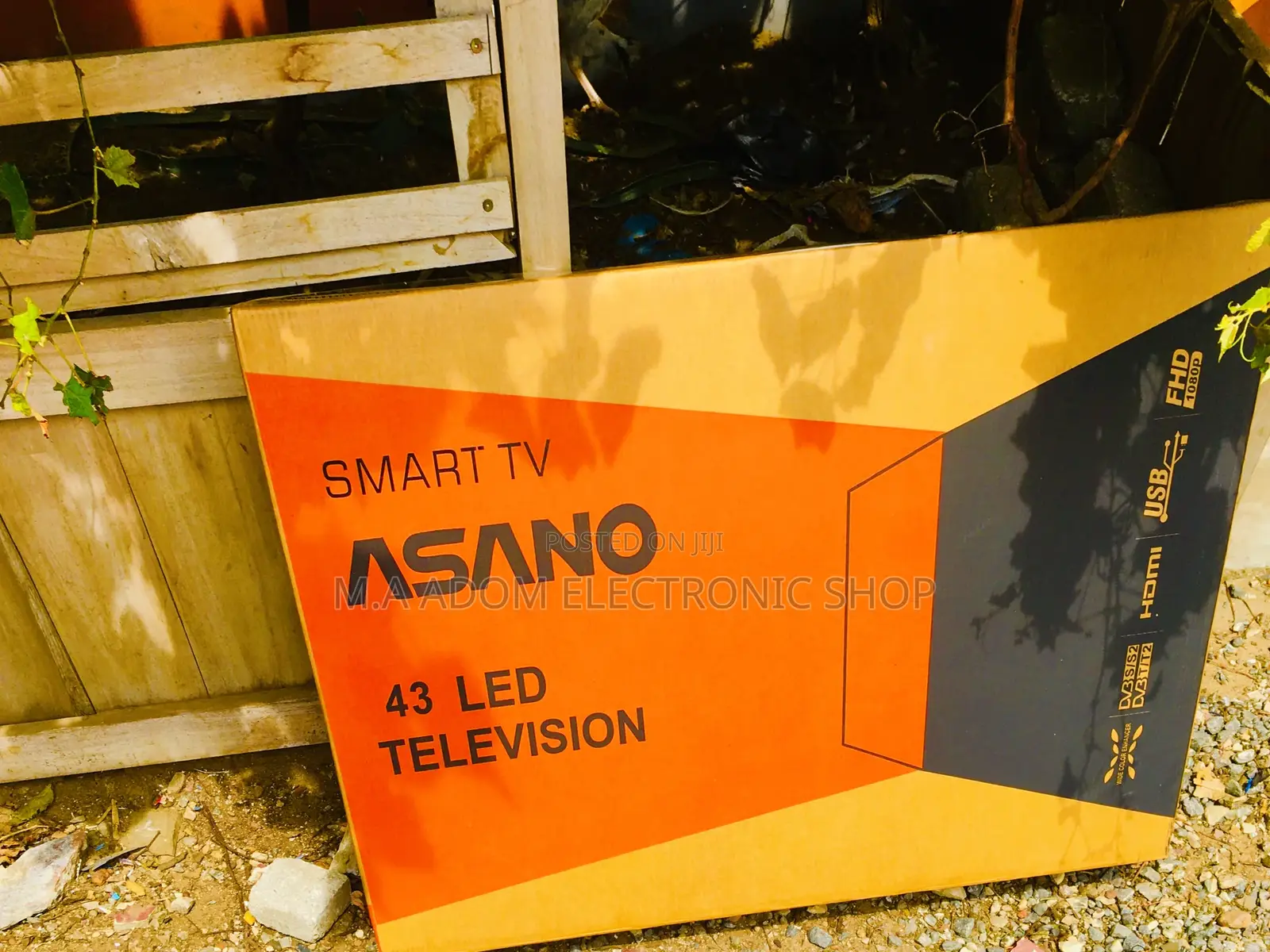 FHD USB Asano LED TV Smart Black 43 “