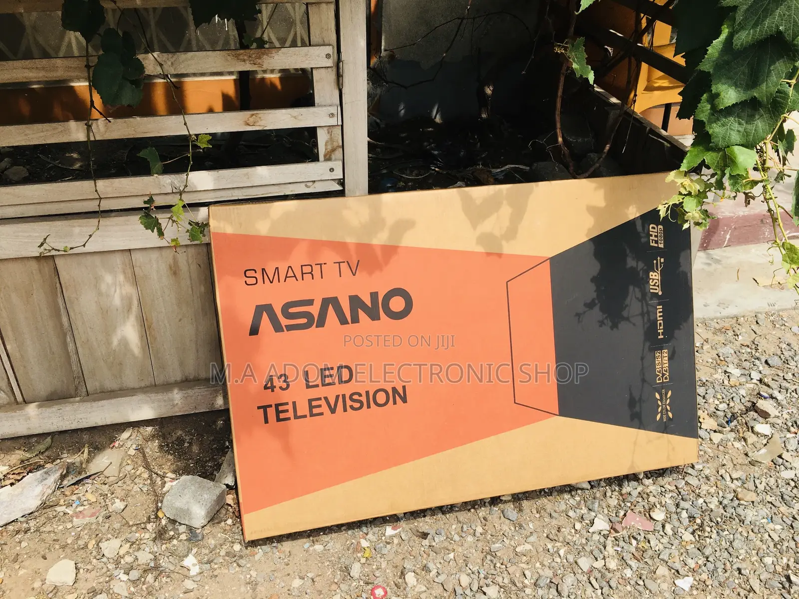 FHD USB Asano LED TV Smart Black 43 “
